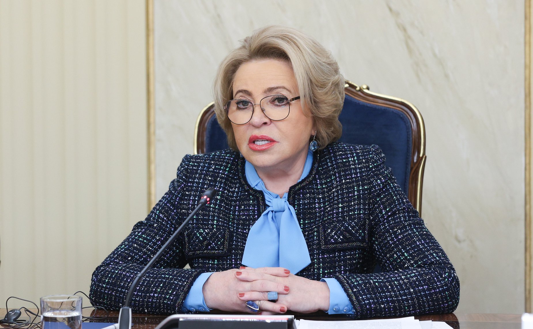 Встреча Председателя Совета Федерации Валентины Матвиенко с Председателем Национальной ассамблеи народной власти и Государственного Совета Республики Куба Эстебаном Ласо Эрнандесом