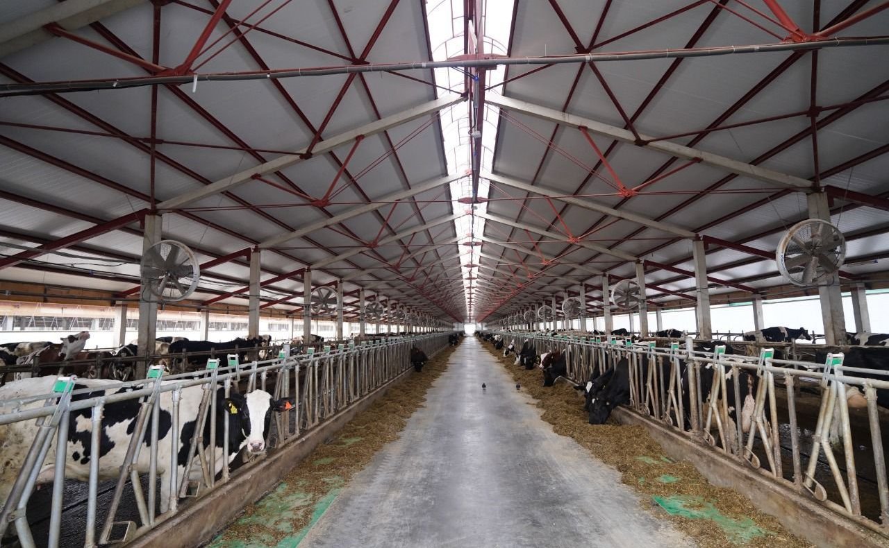 Сергей Березкин в рамках работы в регионе принял участие в открытии нового животноводческого комплекса агрофирмы «Пахма»