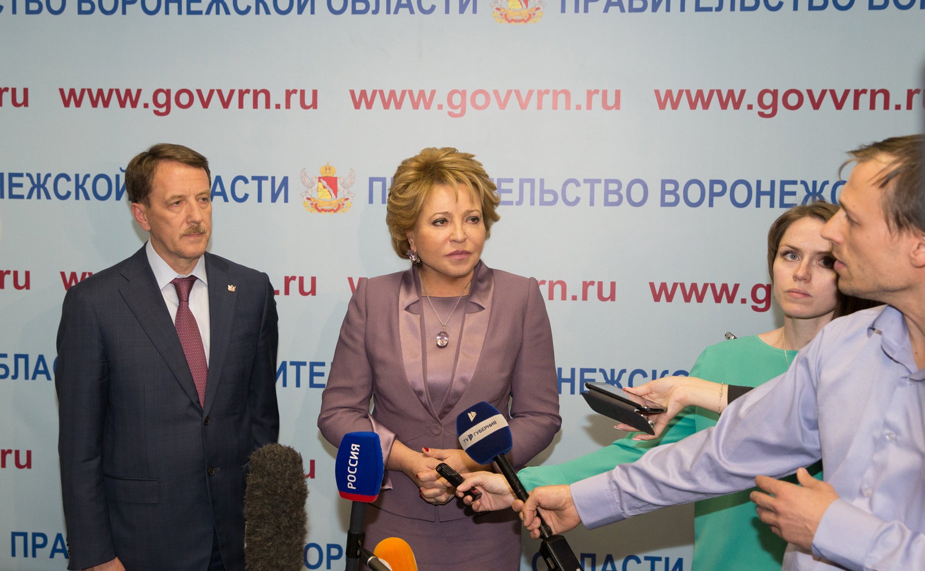 Рабочая поездка В. Матвиенко в Воронежскую область