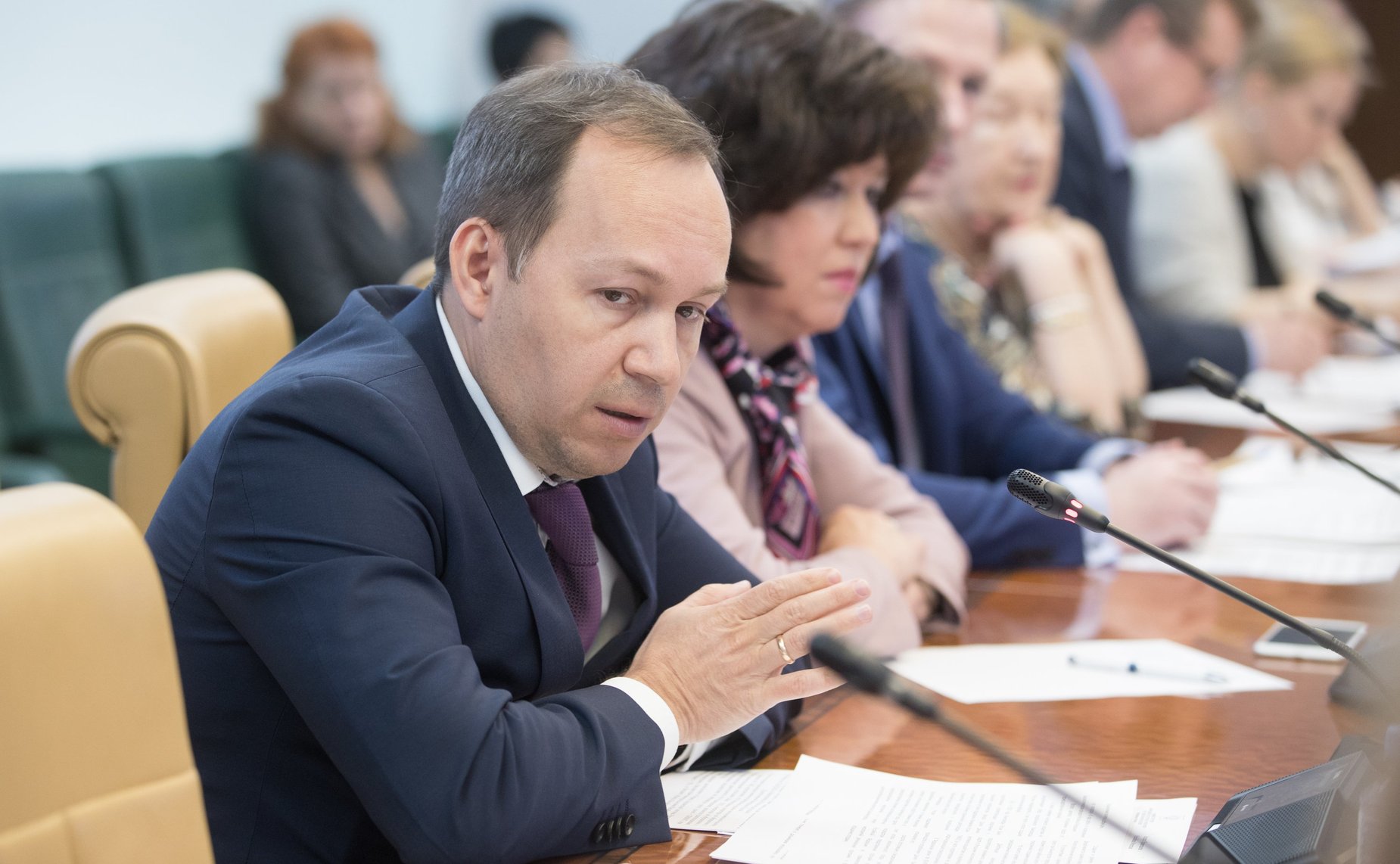 Совещание, посвященное вопросам формирования экологических фондов в России