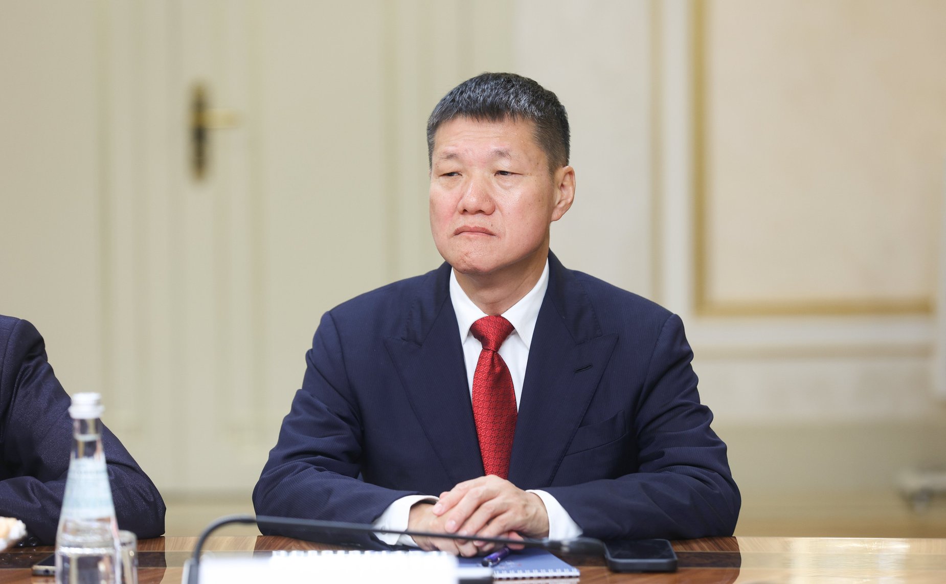 Встреча Николая Журавлева с членом Политбюро Народно-революционной партии Лаоса, Председателем Центрального комитета Лаосского фронта национального развития