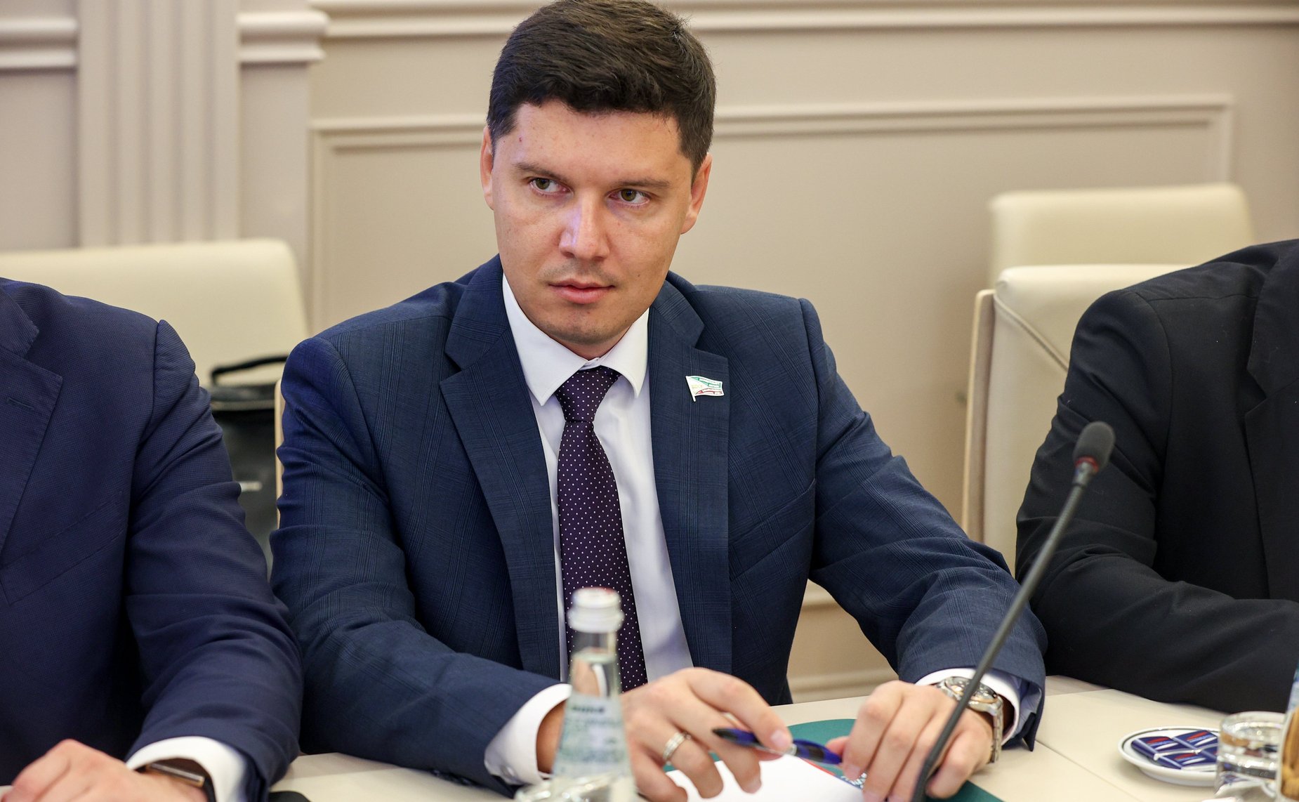 Встреча первого заместителя председателя Комитета СФ по социальной политике Александра Варфоломеева с молодыми парламентариями Боливарианской Республики Венесуэлла при участии членов Палаты молодых законодателей при Совете Федерации