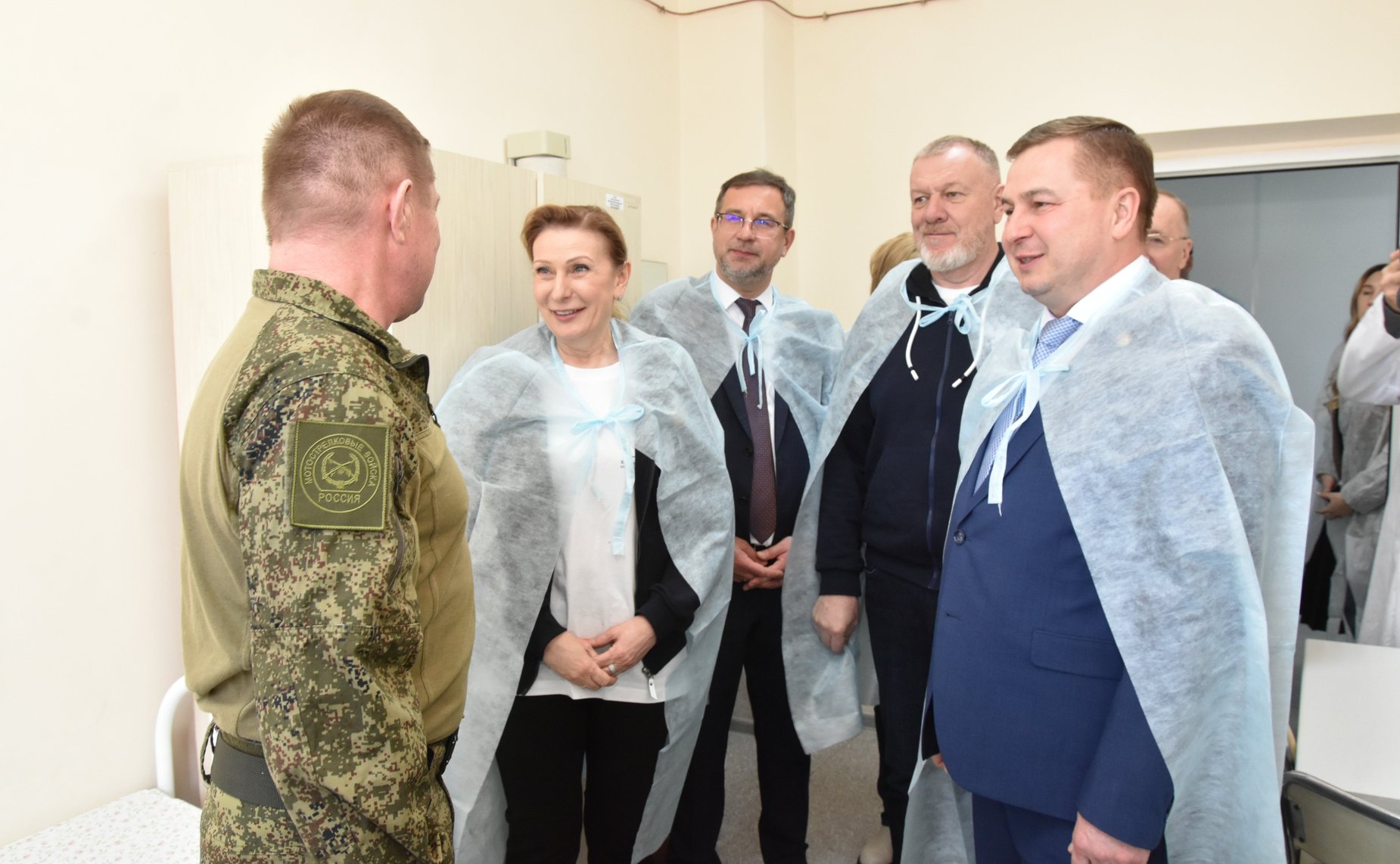 Сенаторы посетили Республиканский клинический госпиталь для ветеранов войн Минздрава Чувашии