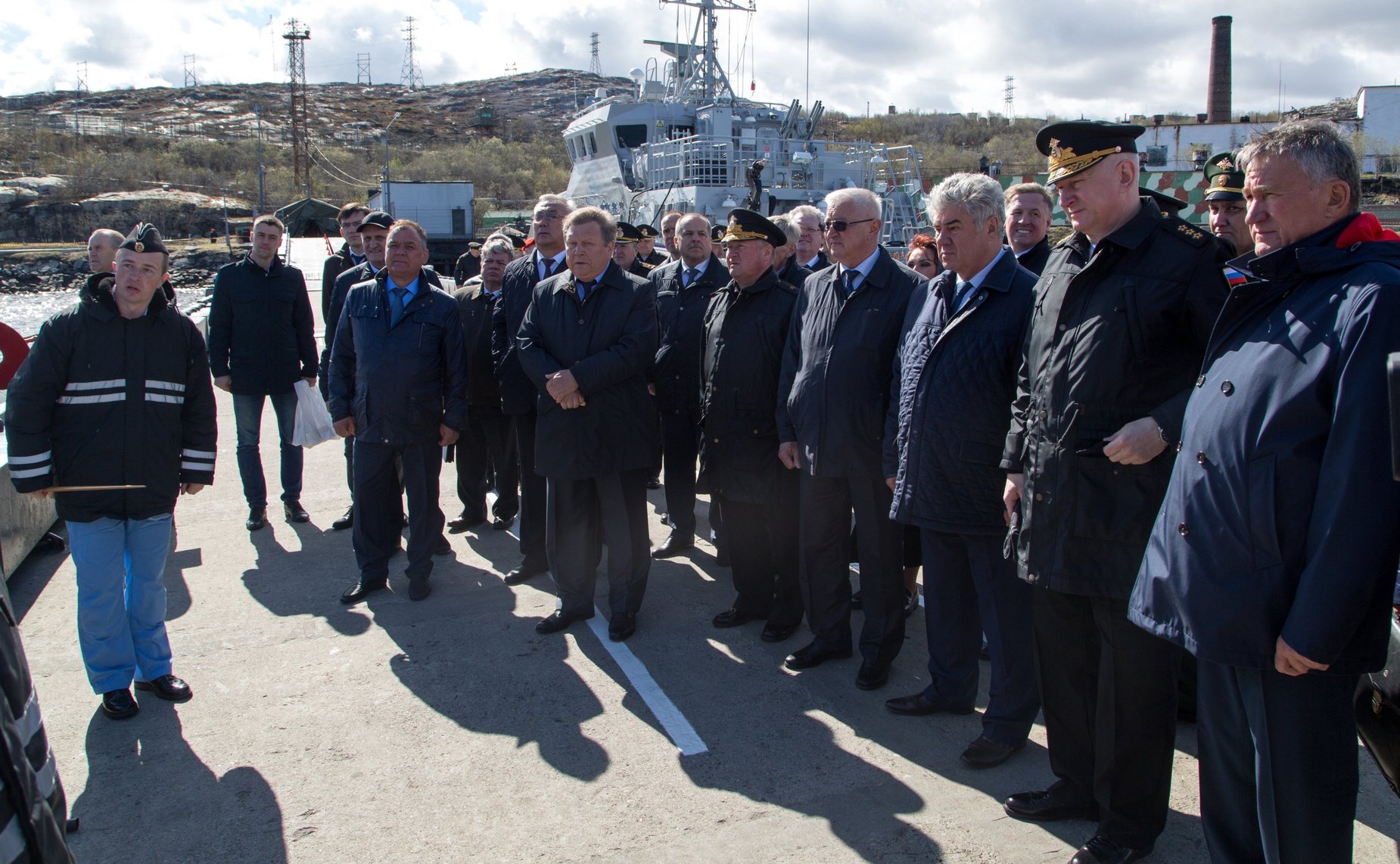 Выездное заседание Комитета СФ по обороне и безопасности в Гаджиево (Мурманская область)