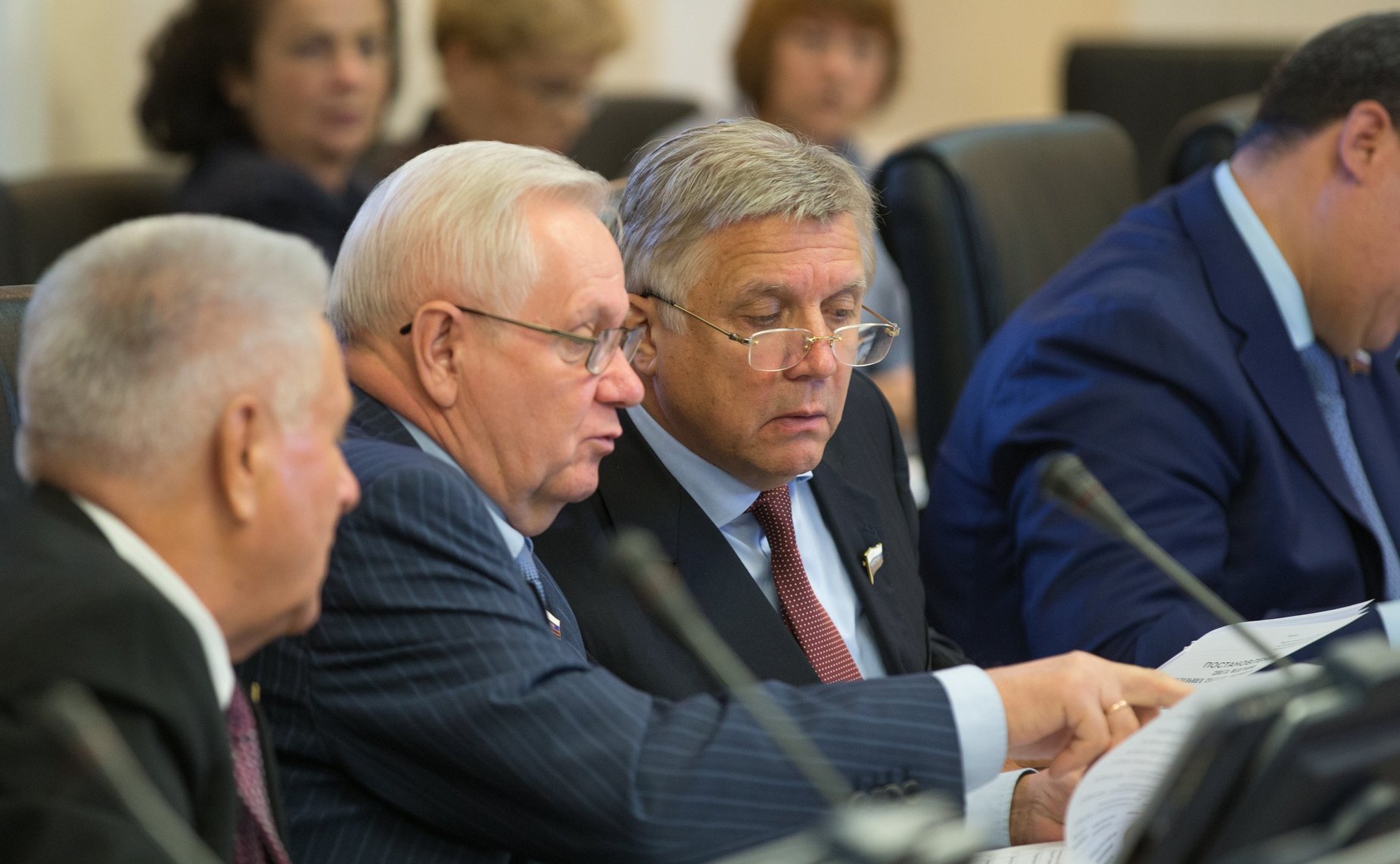 Заседание Комитета Совета Федерации по Регламенту и организации парламентской деятельности