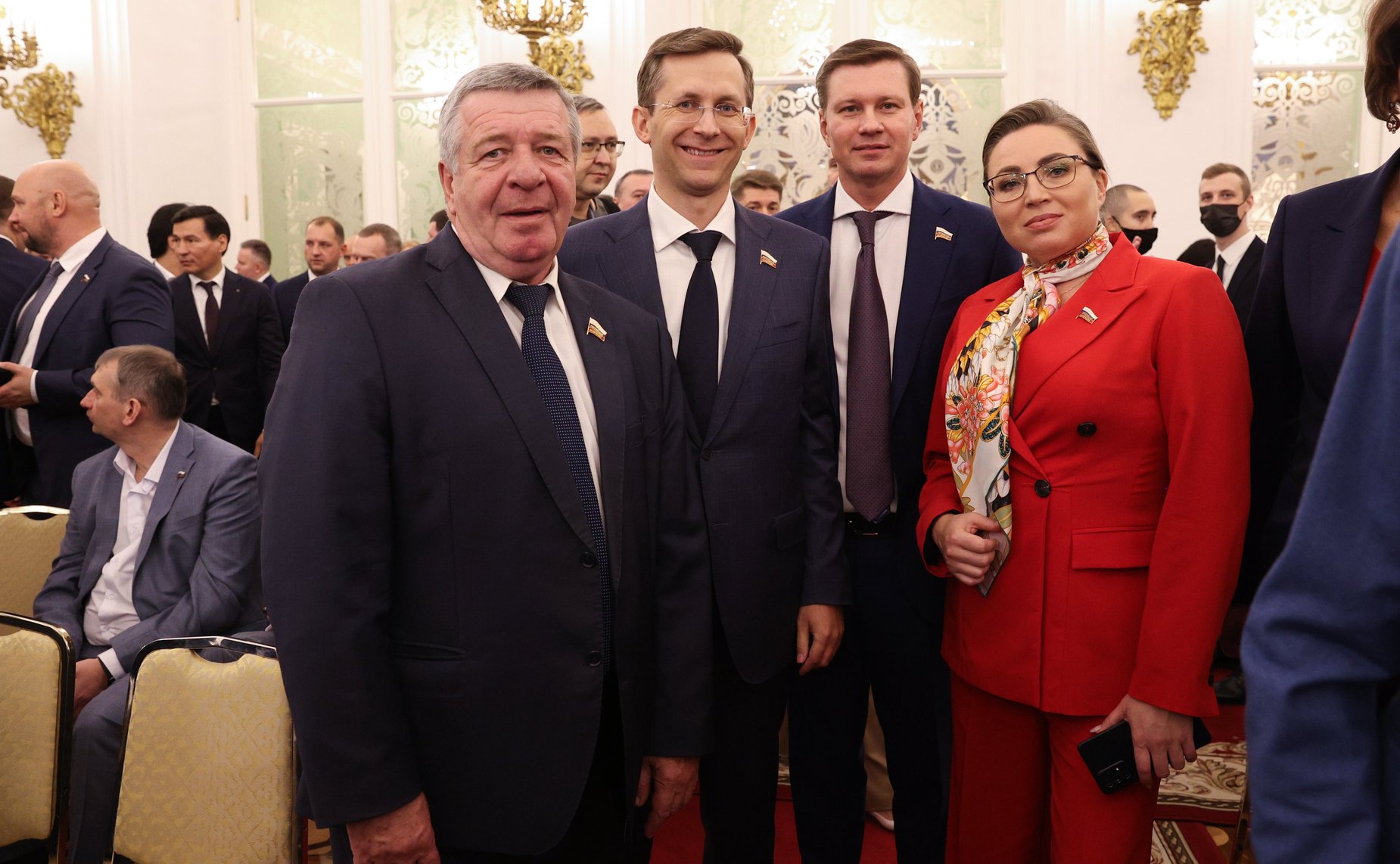 Церемония подписания договоров о принятии ДНР, ЛНР, Запорожской и Херсонской областей в состав России