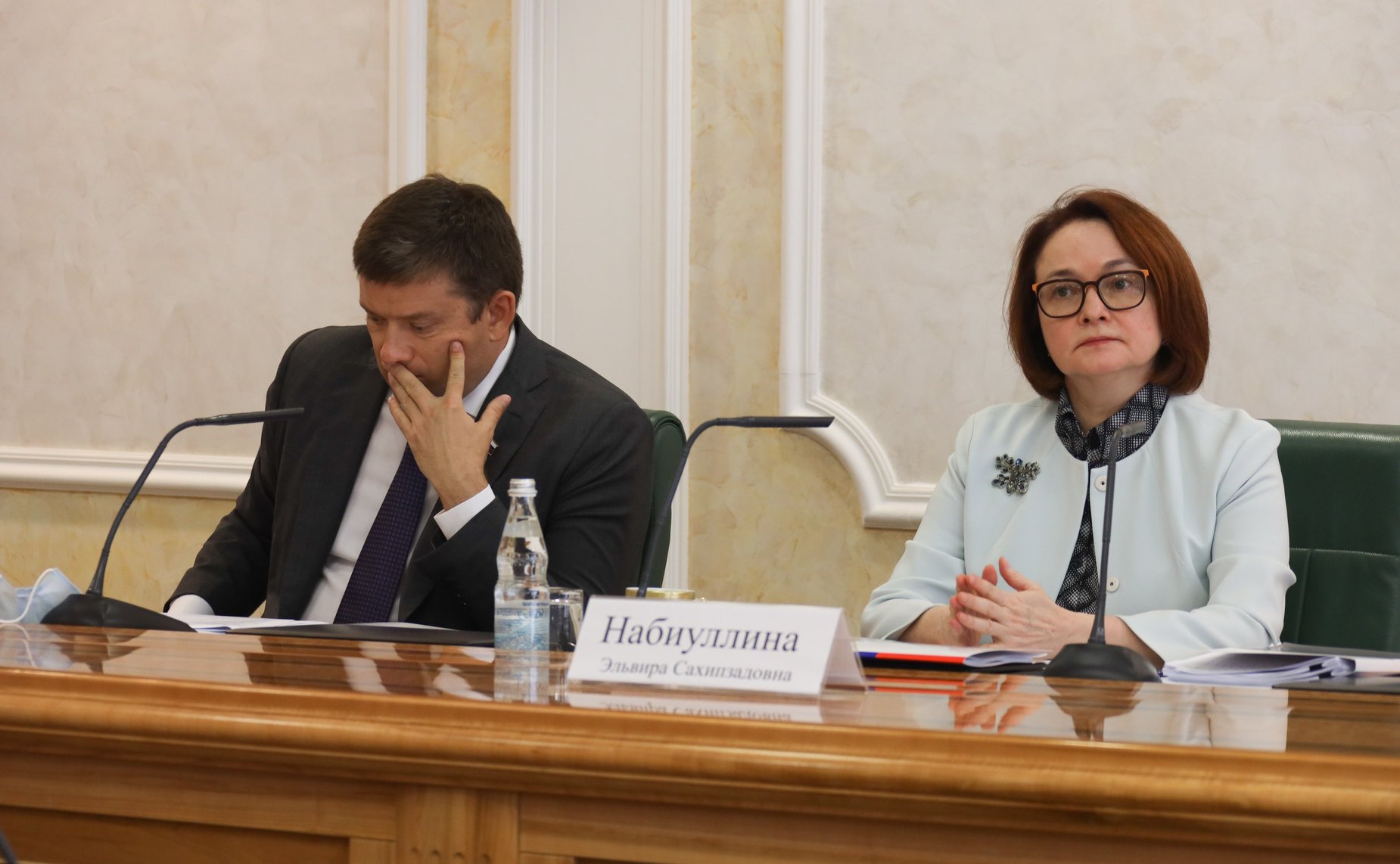 Николай Журавлев и Эльвира Набиуллина