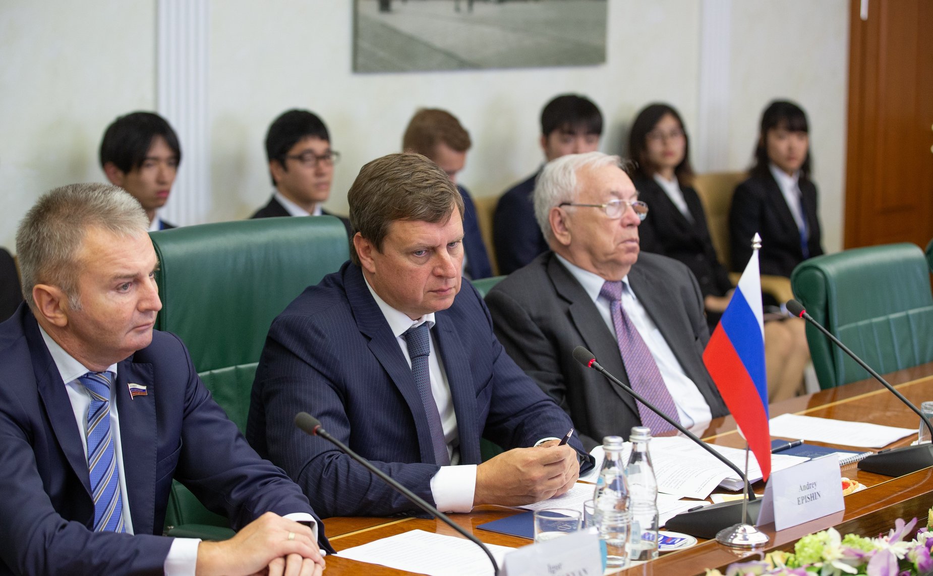 Встреча с членами молодежной палаты Парламента Японии и студентами японских университетов