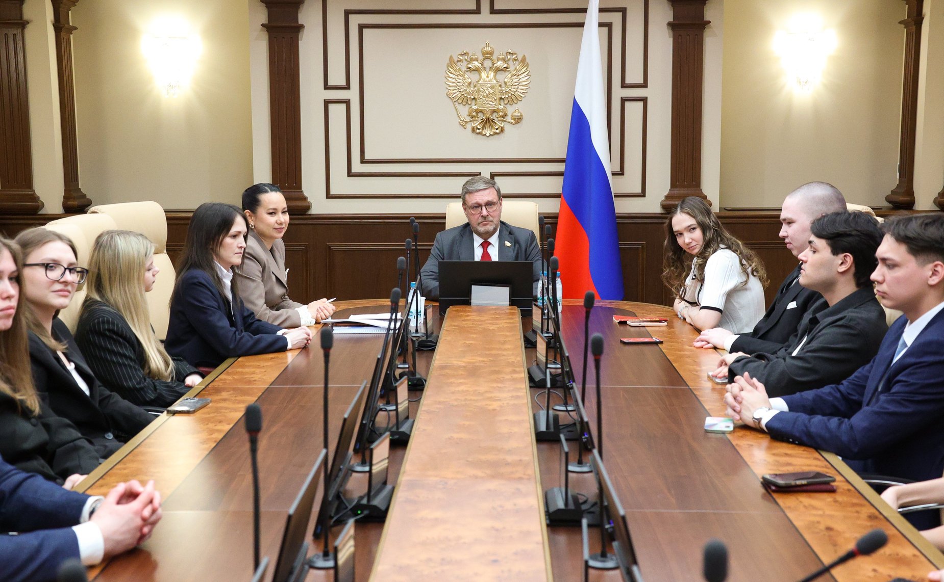 Встреча заместителя Председателя Совета Федерации Константина Косачева со студентами – уроженцами Республики Марий Эл, обучающимися в вузах Москвы