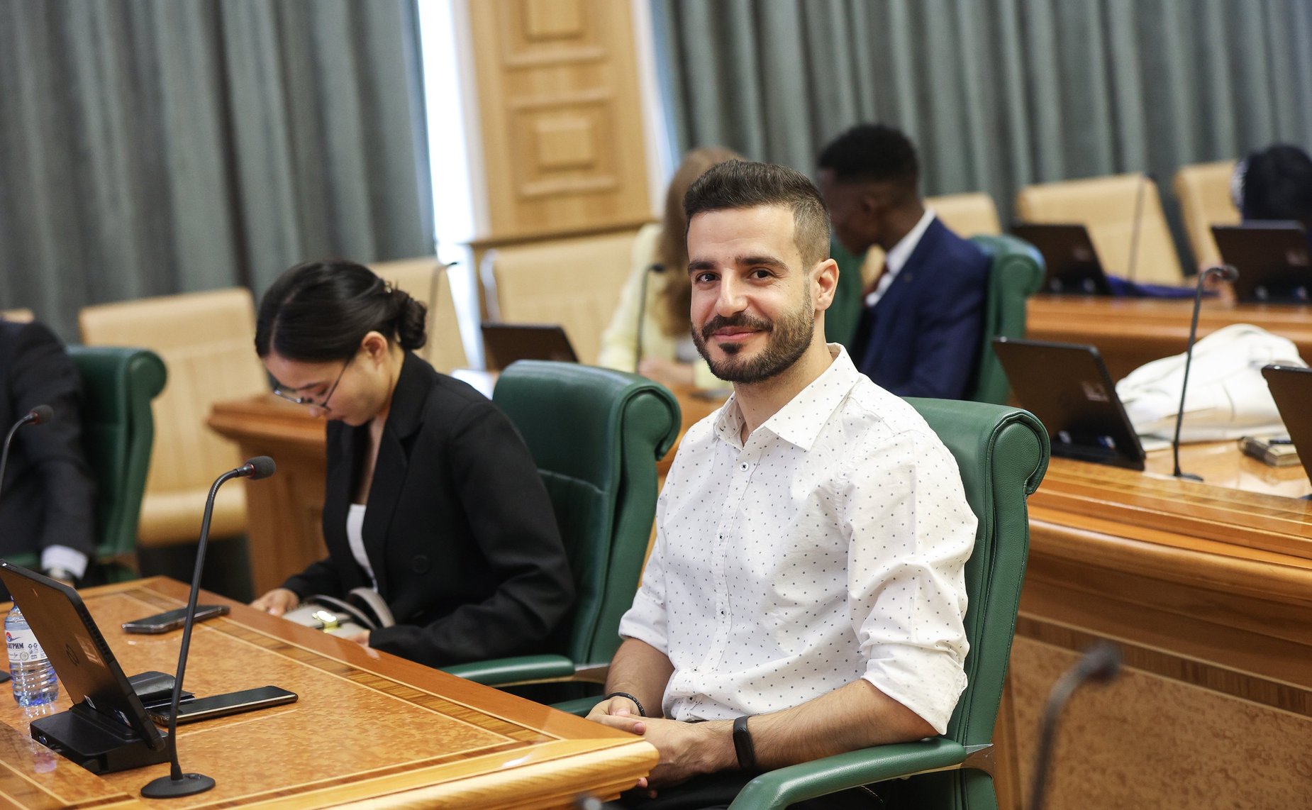 Церемония награждения победителей IV Конкурса чтецов среди студентов аспирантов из стран Азии и Африки «Победа в сердцах поколений» в рамках подготовки к Саммиту Россия-Африка