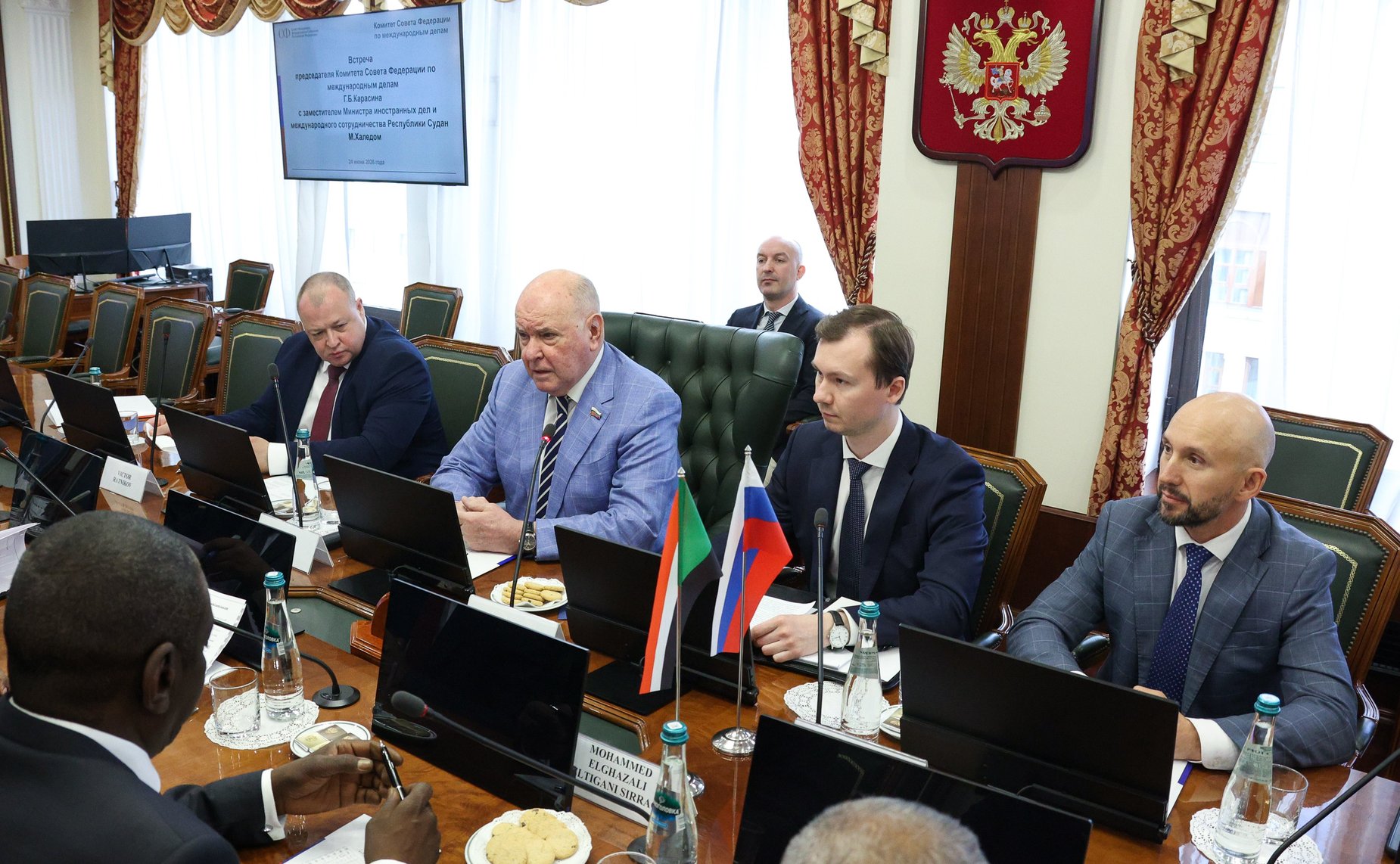 Григорий Карасин провел встречу с заместителем Министра иностранных дел и международного сотрудничества Республики Судан Муавией Халедом