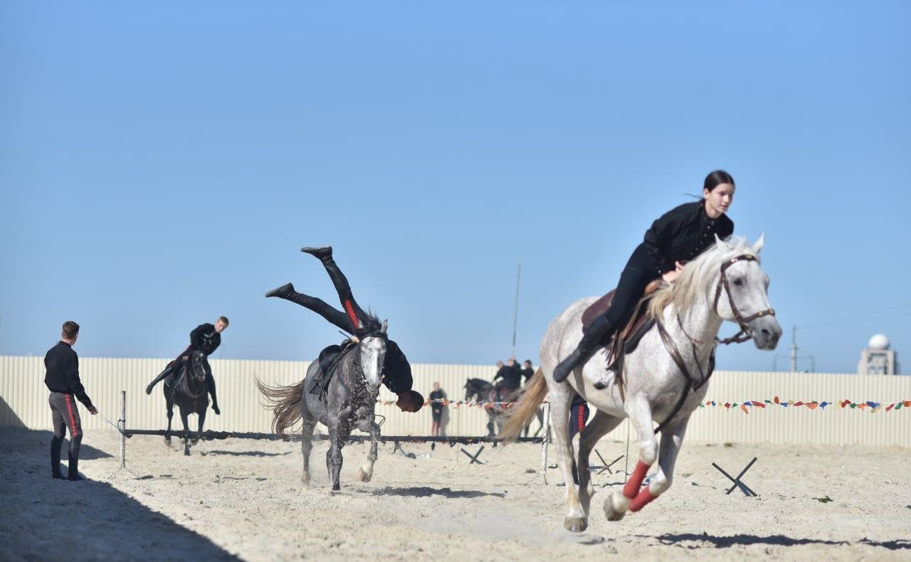 Открытие в Севастополе Единого центра кавалерии и кинологии