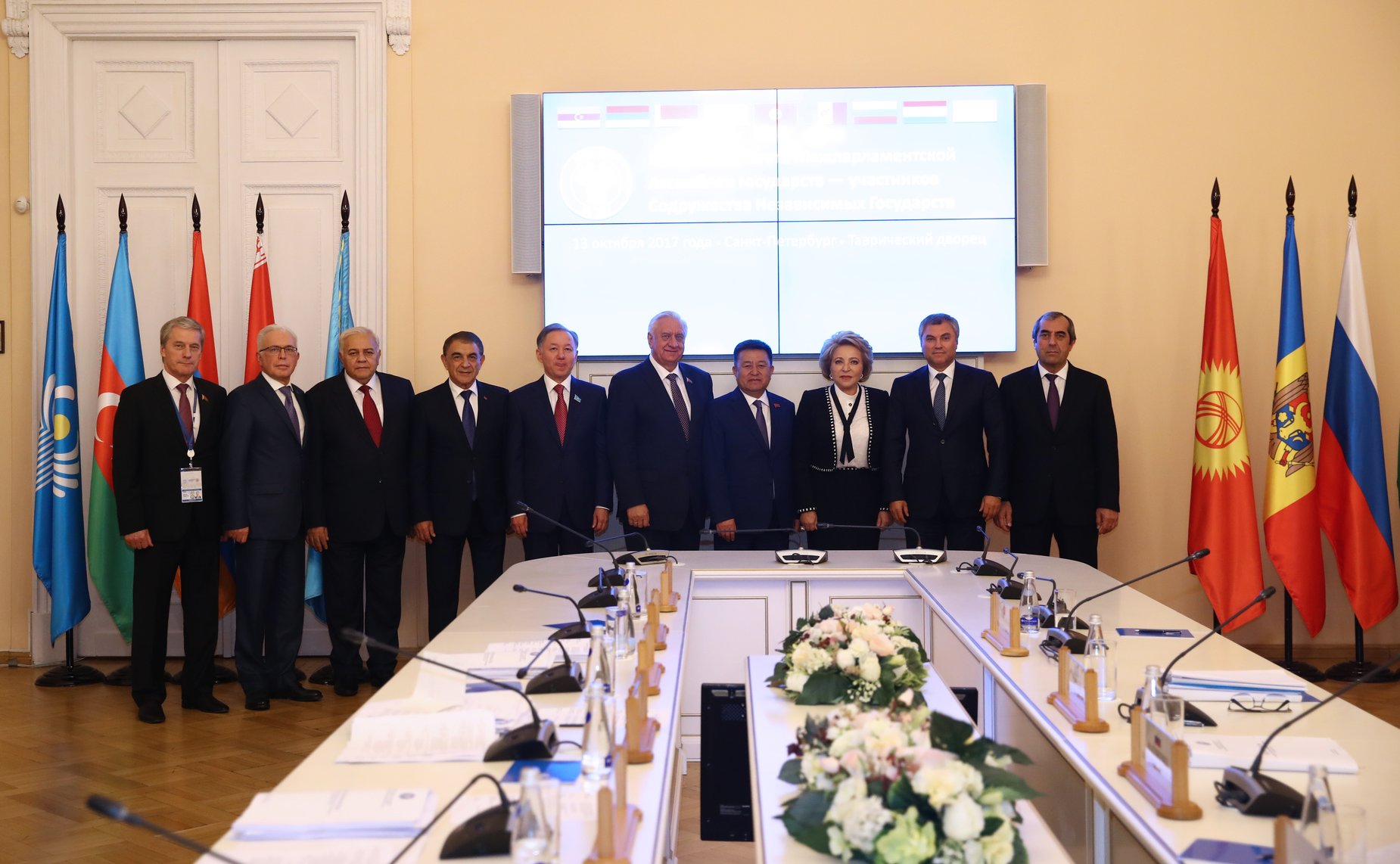 Участники заседания Совета МПА СНГ
