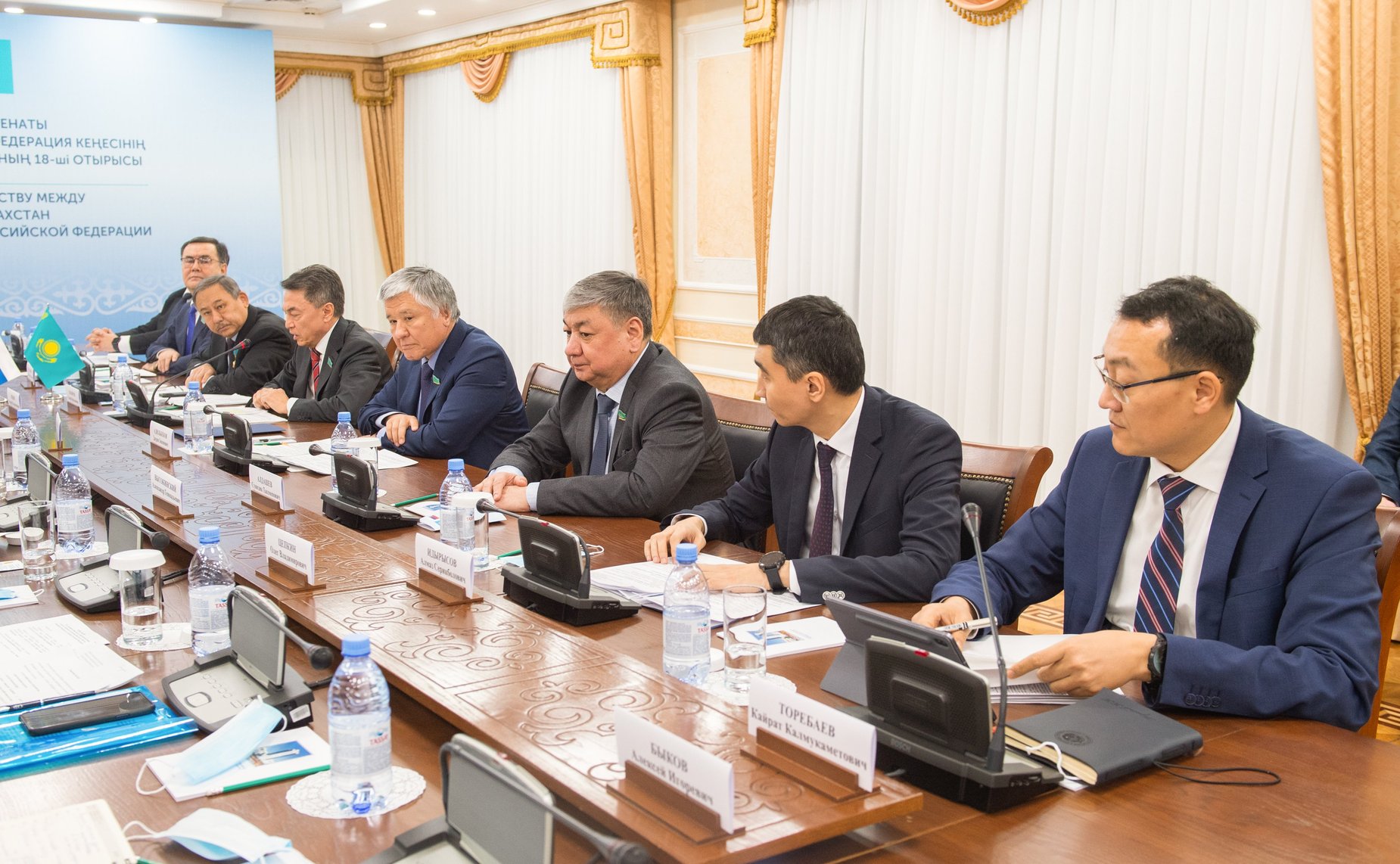 Участие делегации СФ в 18-м заседании Комиссии по сотрудничеству между Советом Федерации и Сенатом Парламента Республики Казахстан
