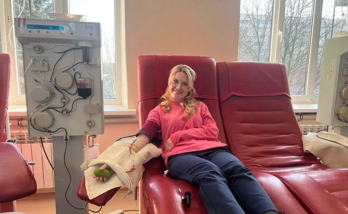 Дарья Лантратова посетила госпиталь в Луганской Народной Республике