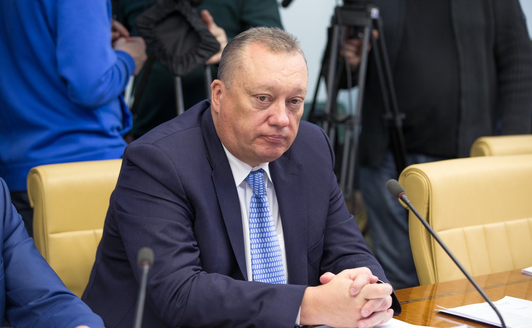 В. Тюльпанов Заседание Временной комиссии СФ по вопросам подготовки и проведения в 2018 г. в РФ чемпионата мира по футболу