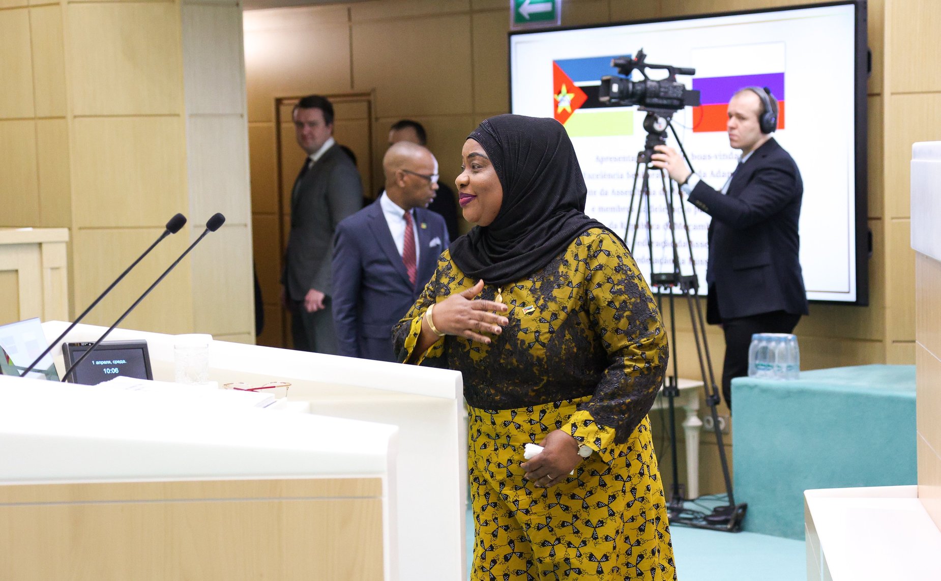 Председатель Ассамблеи Республики Мозамбик Маргарида Адамужи Талапа