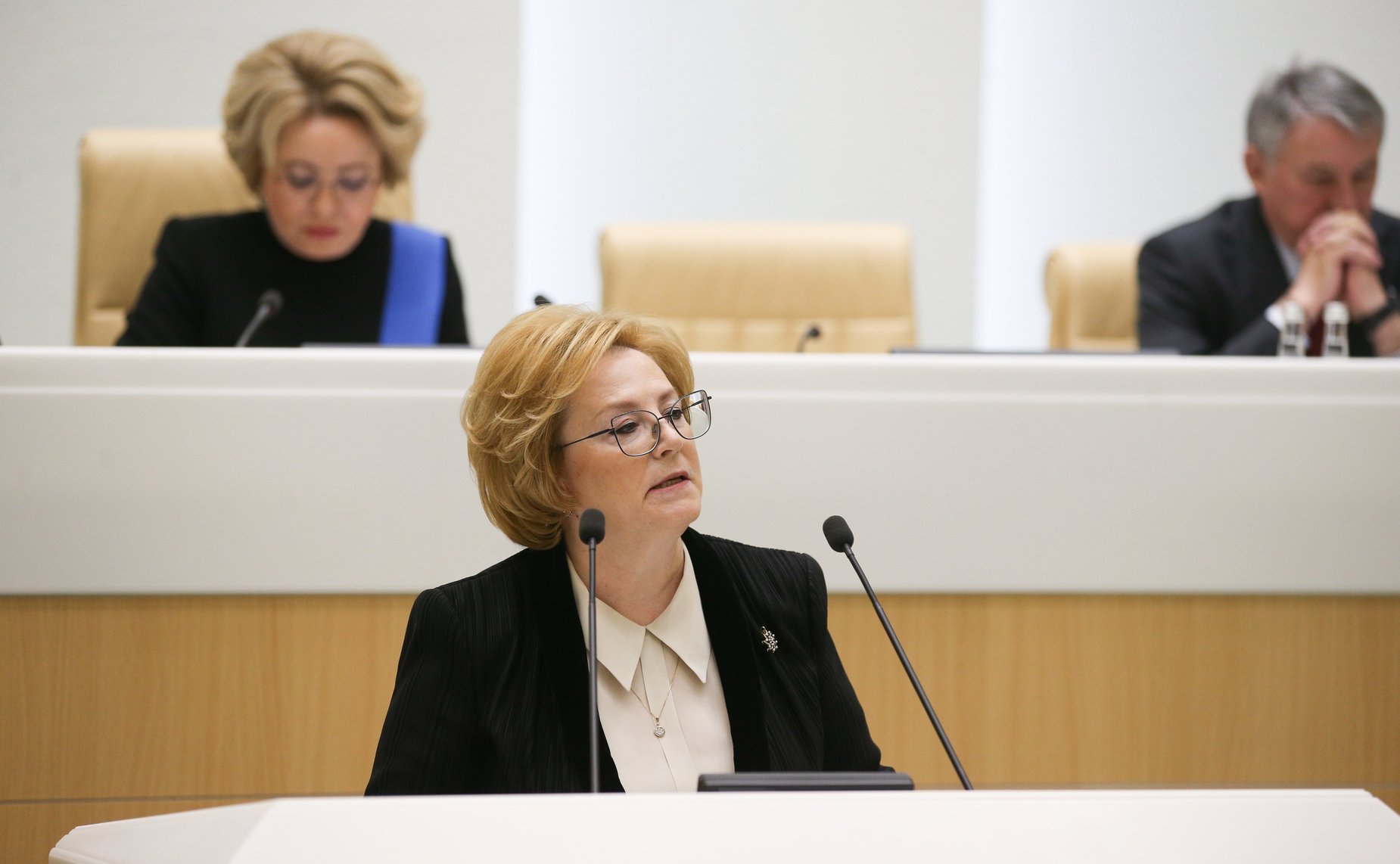 Руководитель Федерального медико-биологического агентства Вероника Скворцова