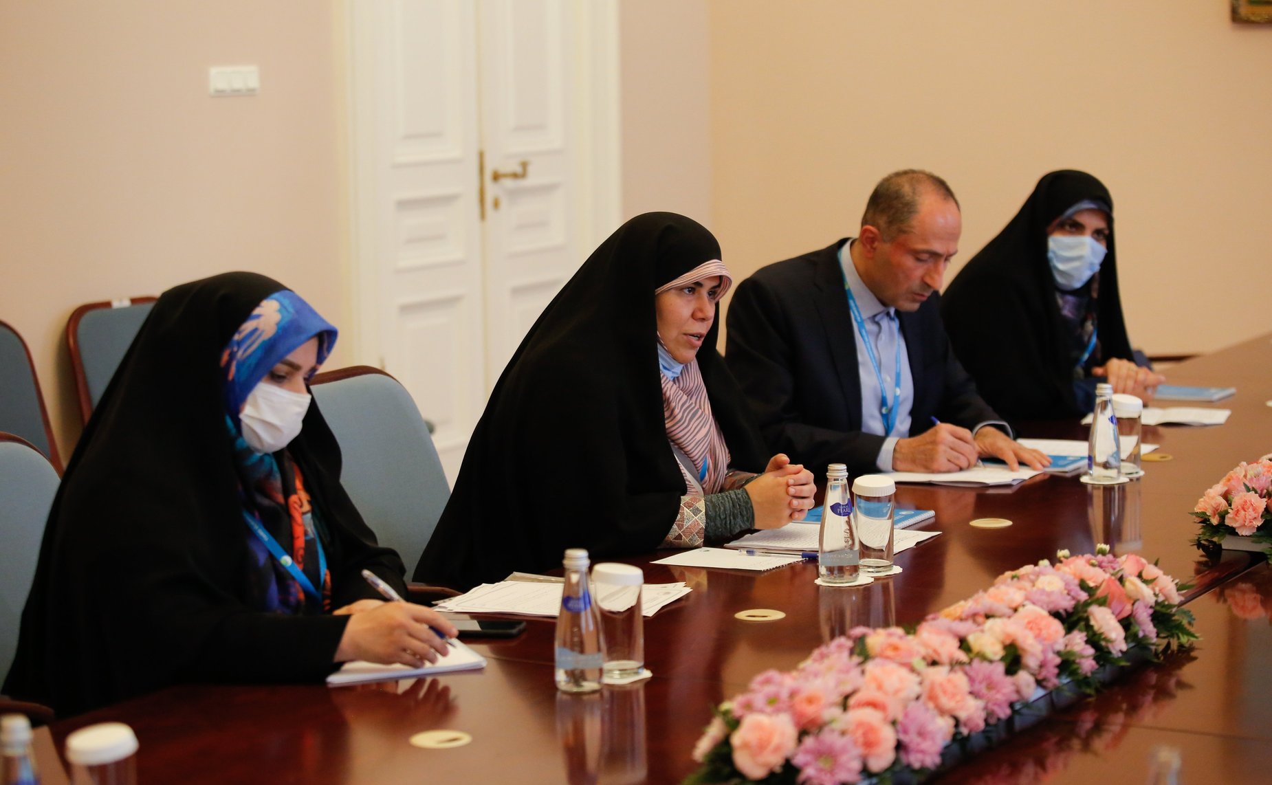 Встреча председателя Комитета СФ по науке, образованию и культуре Лилии Гумеровой с председателем Комитета по делам семьи и женщин Собрания Исламского Совета Исламской Республики Иран Фатимой Гасемпур