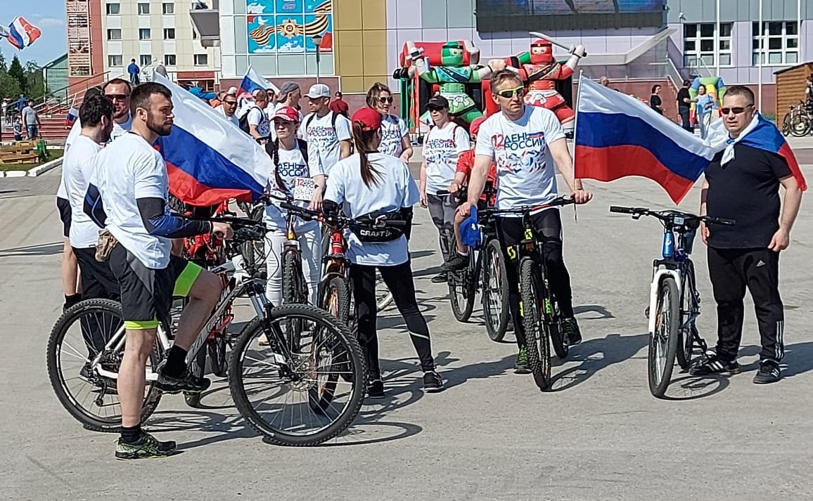 Денис Гусев принял участие в велопробеге посвященном Дню России