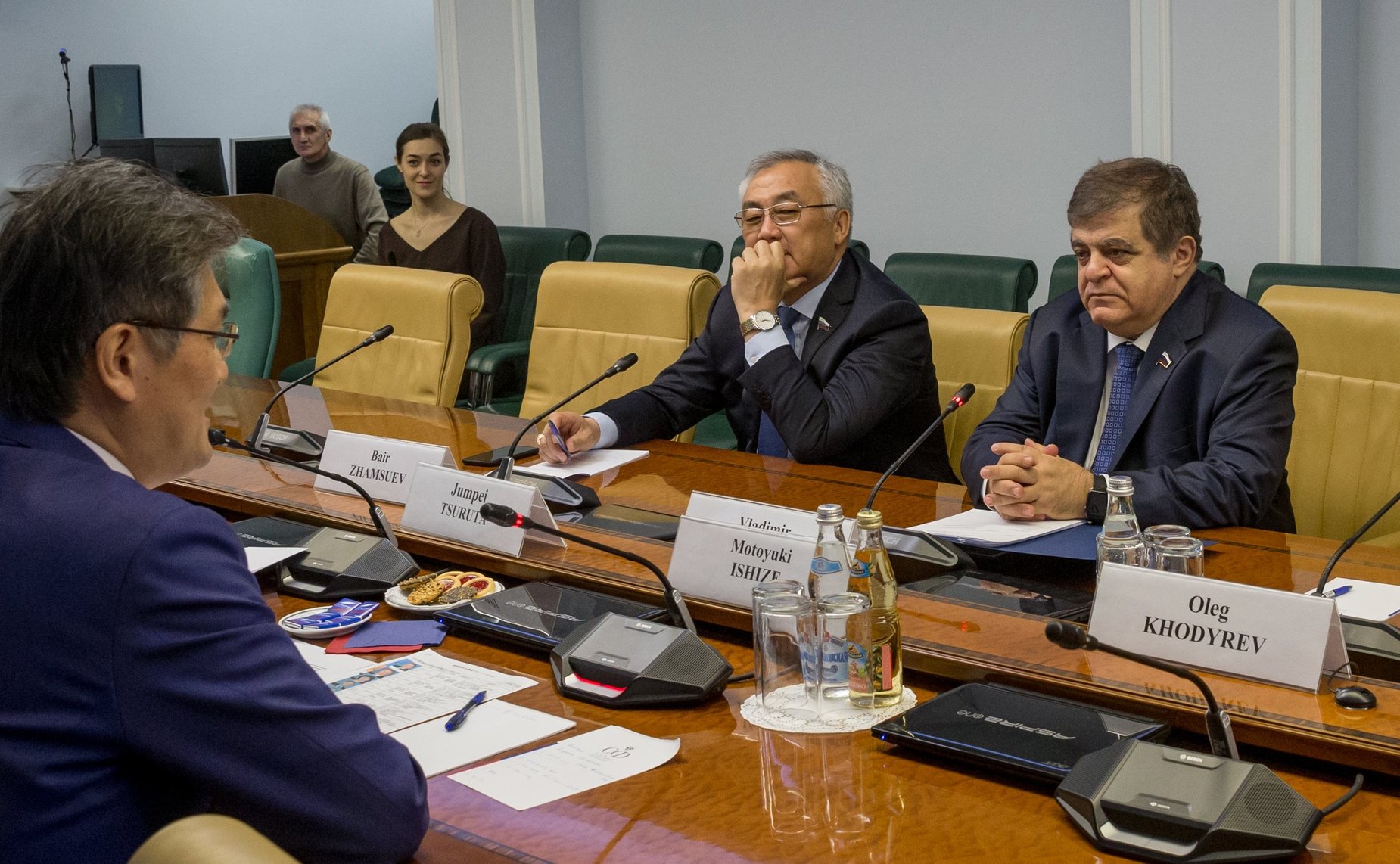 Встреча Владимира Джабарова с полномочным Министром Посольства Японии в России Исидзэ Мотоюки