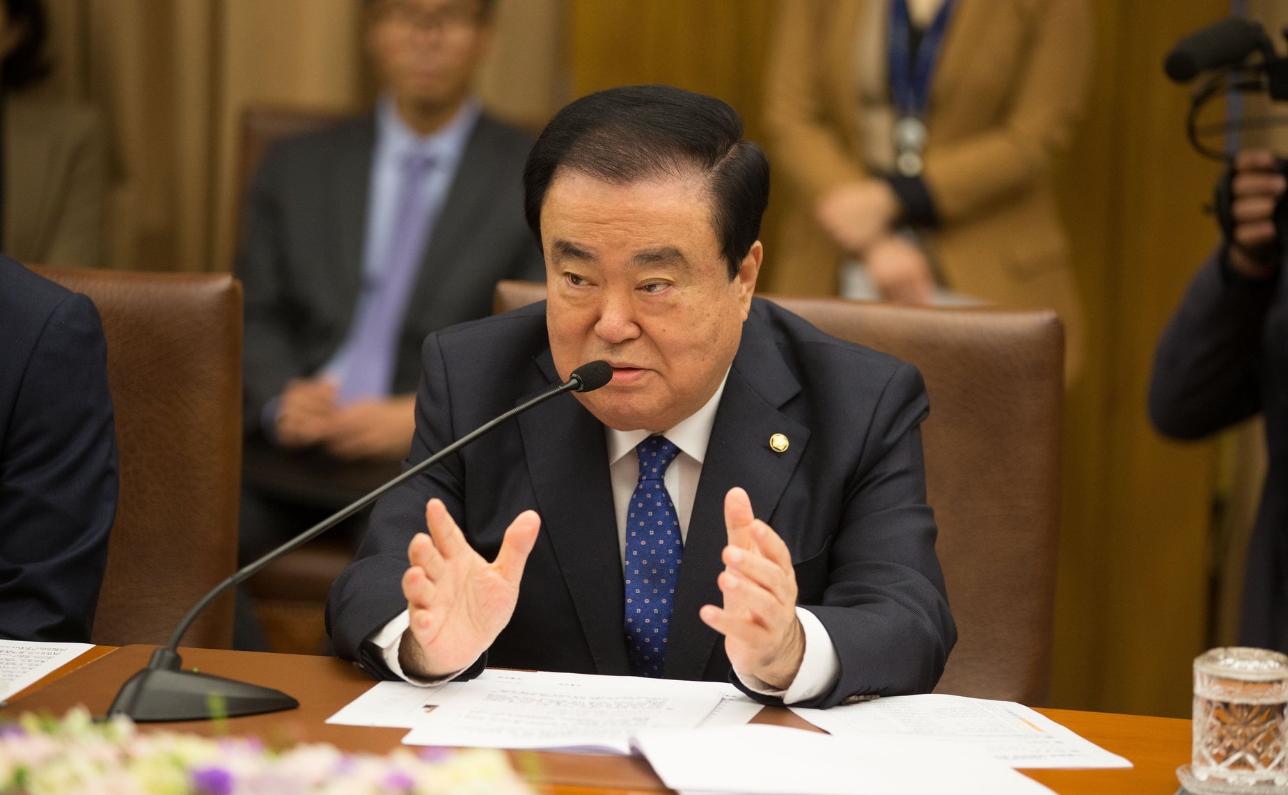 Председатель Национального собрания Республики Корея Мун Хи Сан