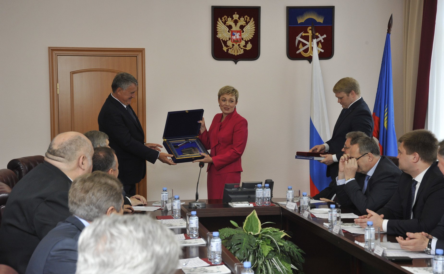 Выездное заседание Комитета СФ по обороне и безопасности в Гаджиево (Мурманская область)