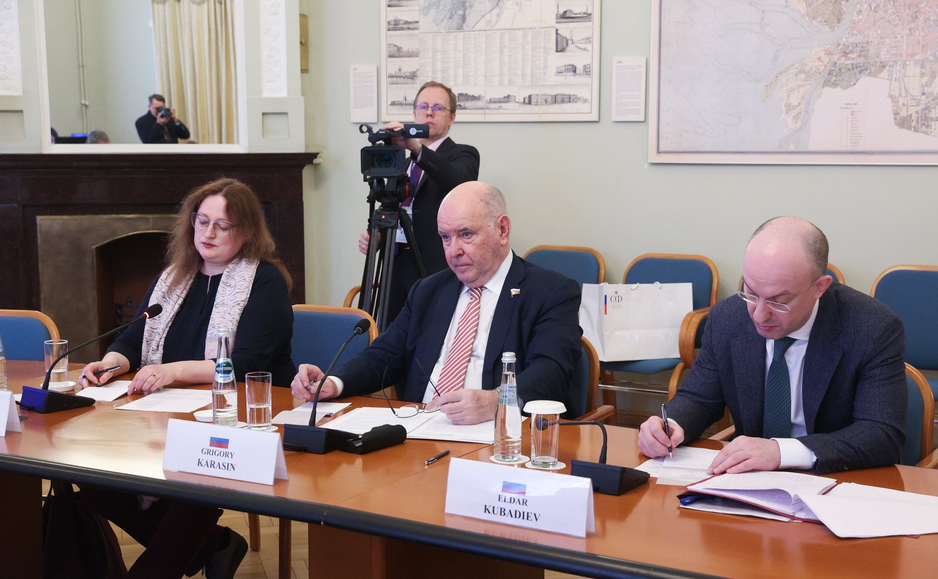 Григорий Карасин и заместитель Председателя ПАРЛАТИНО, депутат парламента Парагвая Карлос Нуньес Салинас обменялись мнениями о перспективах сотрудничества