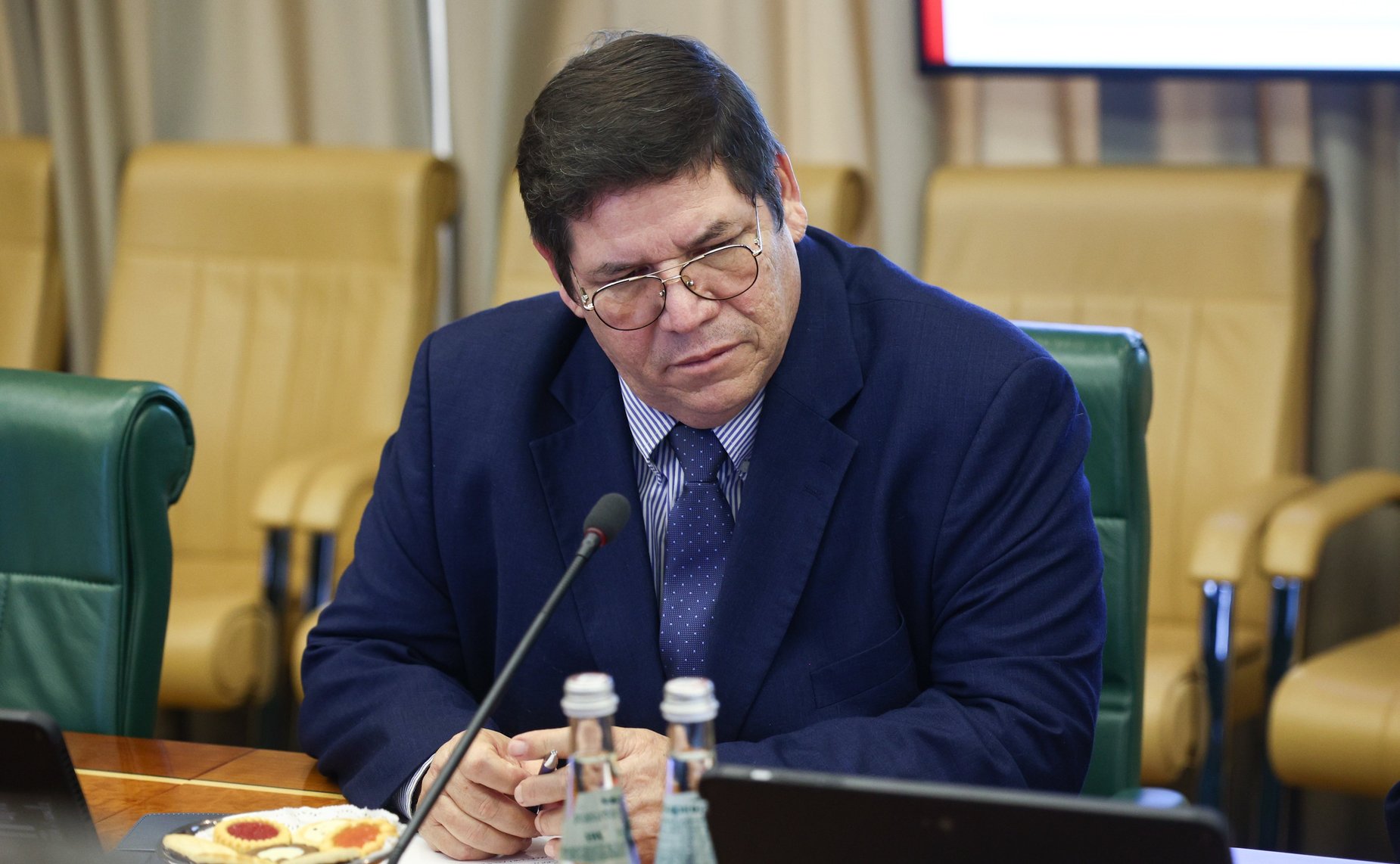 Заседание группы по сотрудничеству Совета Федерации с Национальной ассамблеей Республики Никарагуа с участием Чрезвычайного и Полномочного Посла Республики Никарагуа в Российской Федерации Альбы Асусены Торрес Мехии
