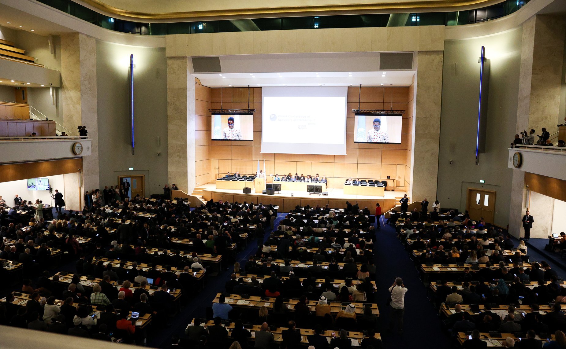 Церемония открытия шестой Всемирной конференции спикеров парламентов