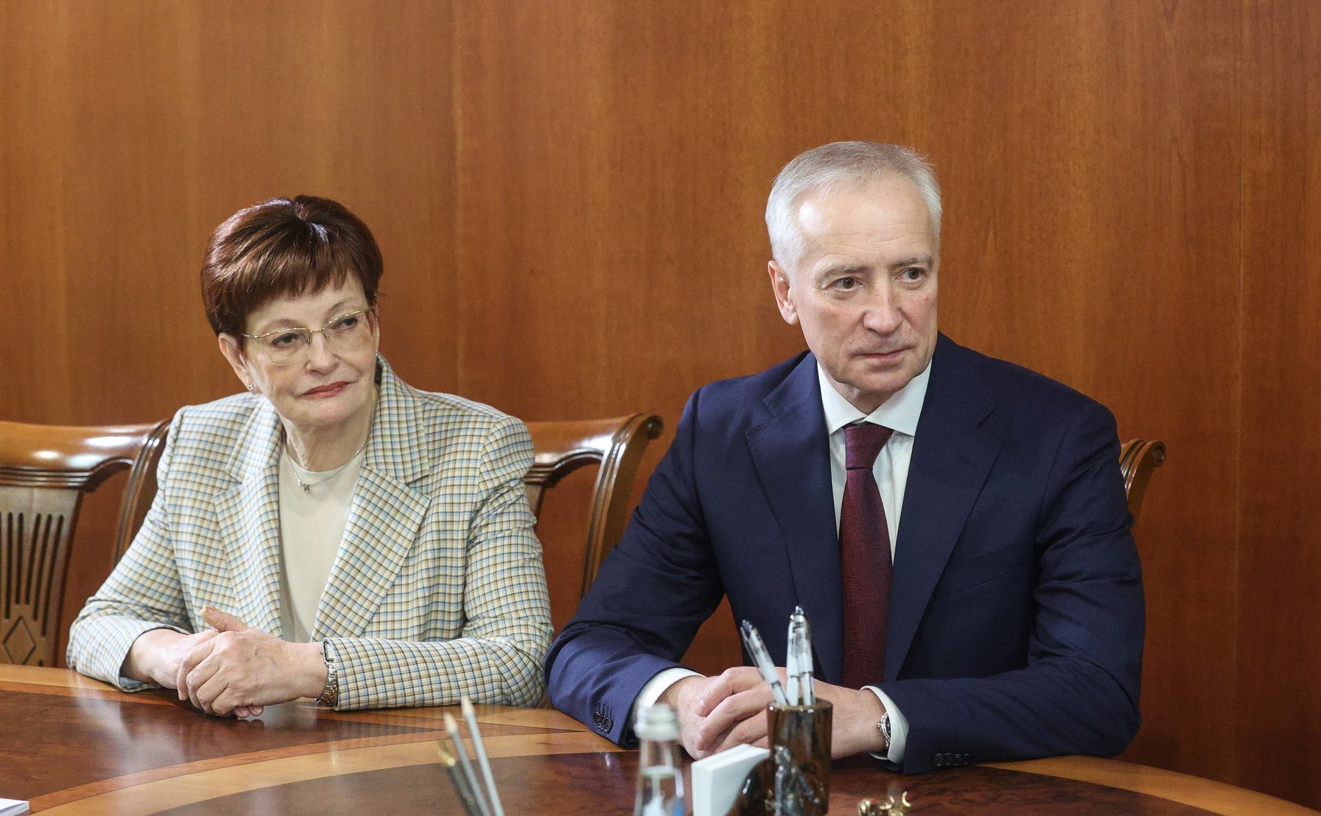 Валентина Матвиенко провела встречу с губернатором Томской области Владимиром Мазуром