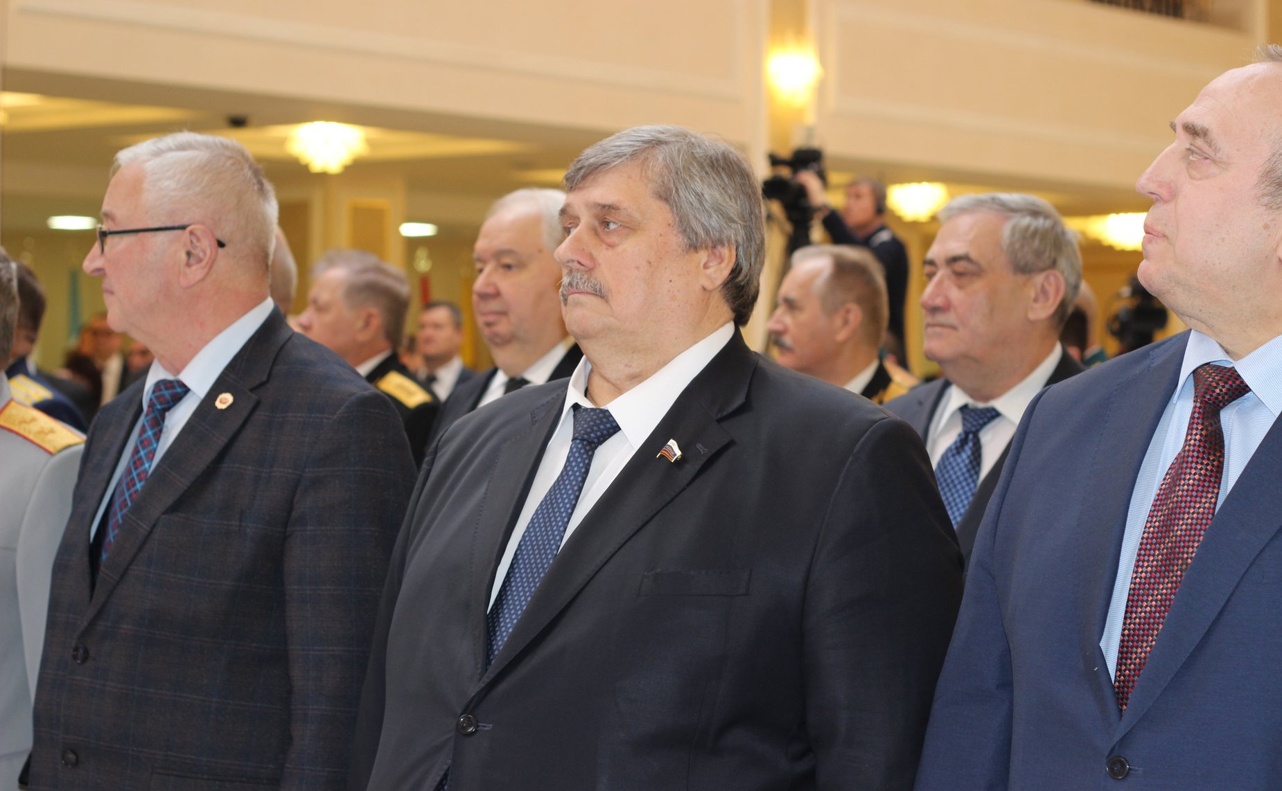 М. Козлов принял участие в совместном торжественном заседании Комитета СФ по обороне и безопасности и Клуба военачальников Российской Федерации, посвященного 100-летию со дня создания Красной Армии