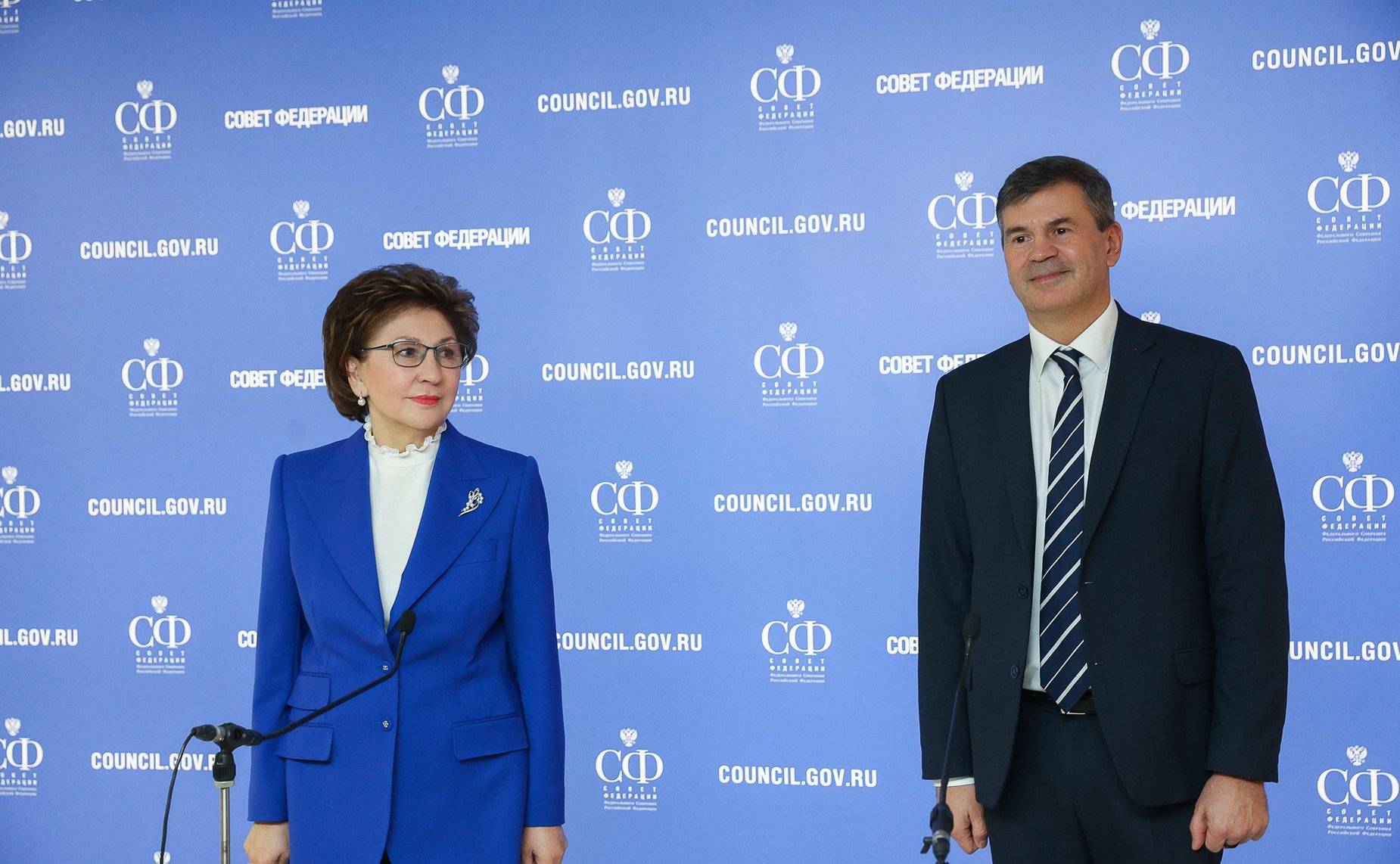 Пресс-подход по итогам торжественного мероприятия, посвященного подведению итогов второго международного потока образовательной программы «Женщина-лидер»