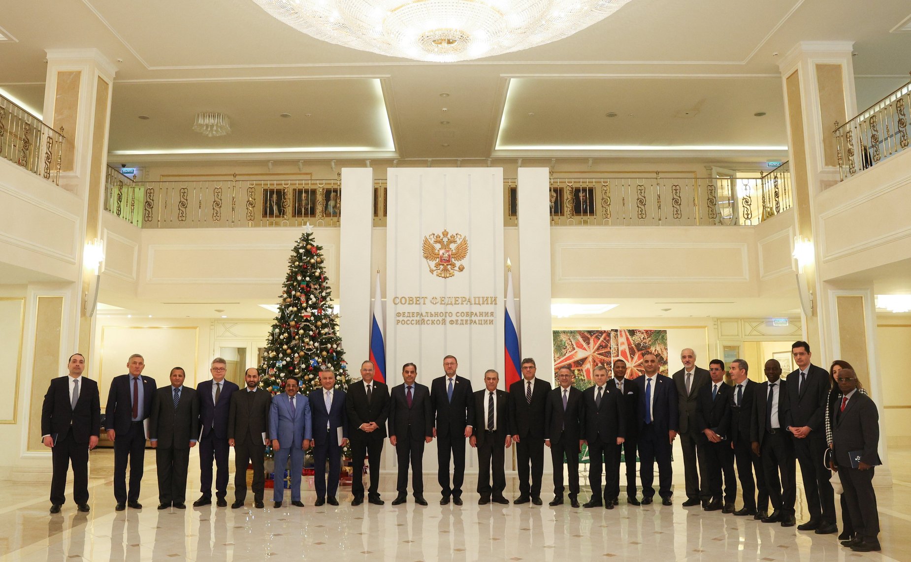 Встреча заместителя Председателя СФ Константина Косачева с главами дипломатических представительств арабских государств, аккредитованных в РФ