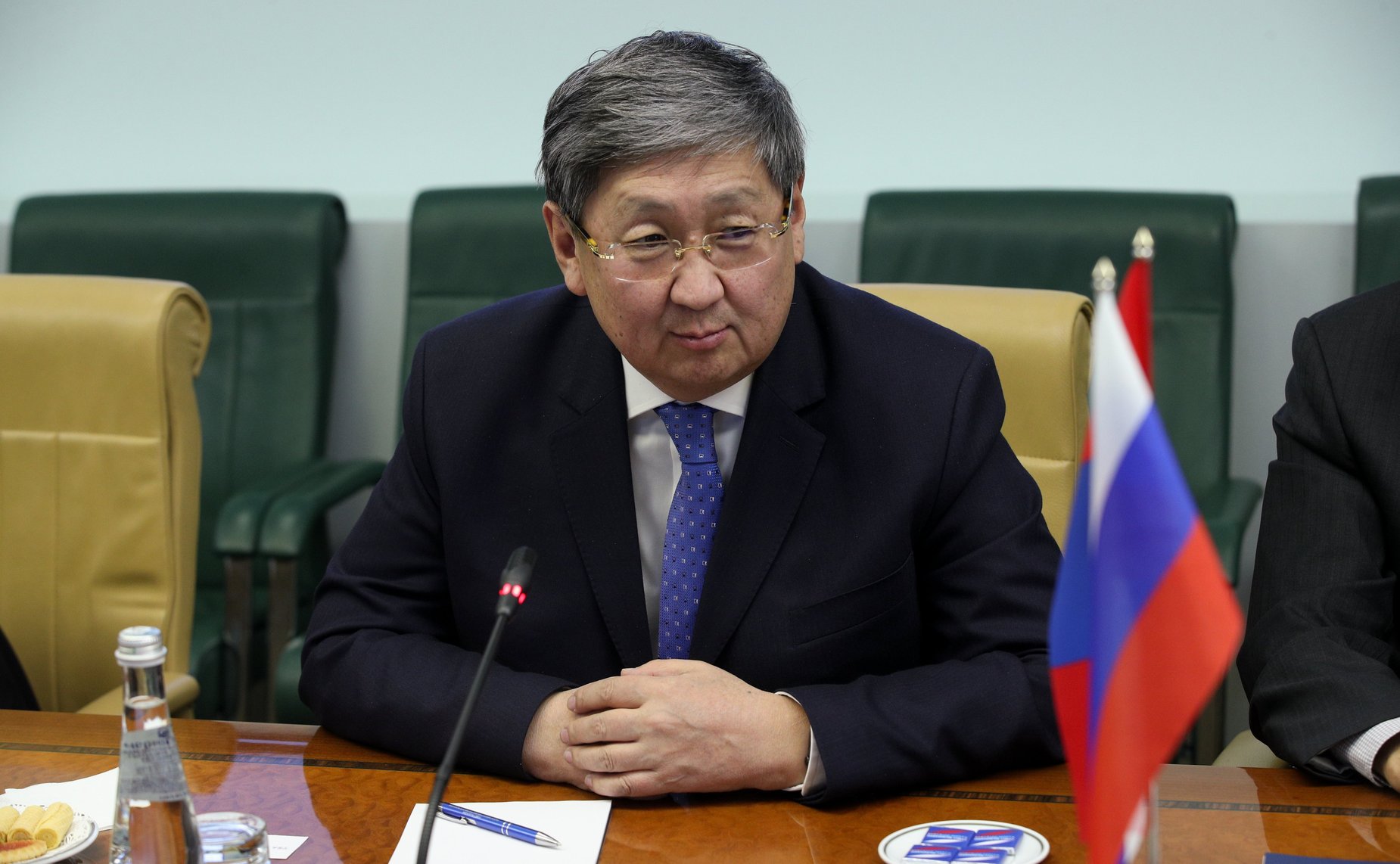 Встреча заместителя Председателя СФ Константина Косачева с членом Великого Государственного Хурала Монголии, Вице-премьером, Министром экономики и развития Монголии