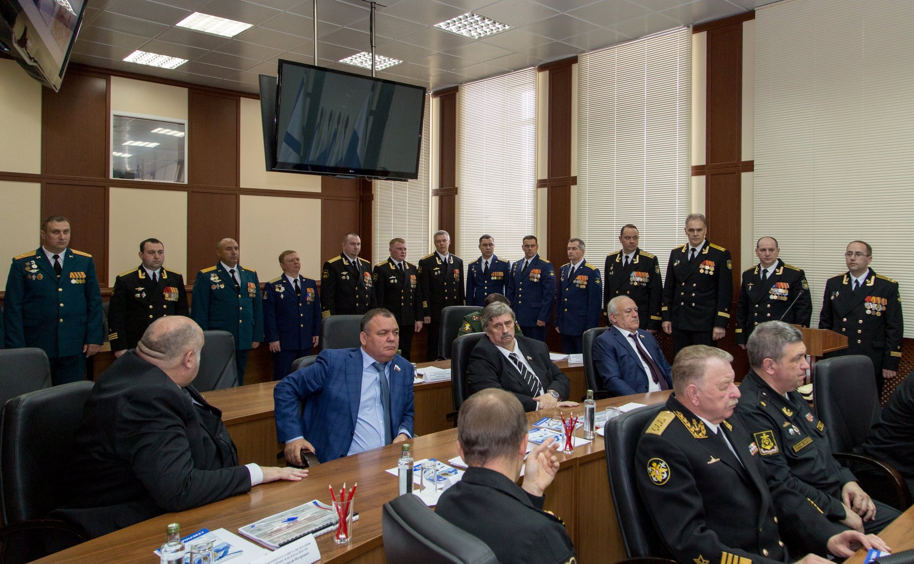 Выездное заседание Комитета СФ по обороне и безопасности в Гаджиево (Мурманская область)