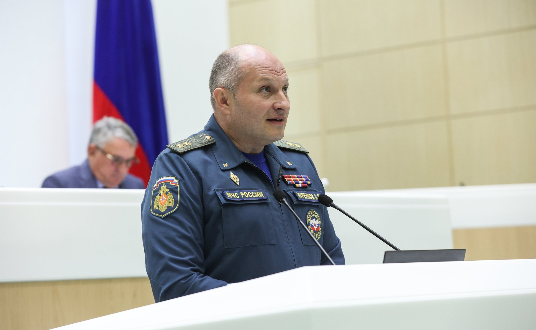 Министр Российской Федерации по делам гражданской обороны, чрезвычайным ситуациям и ликвидации последствий стихийных бедствий Александр Куренков