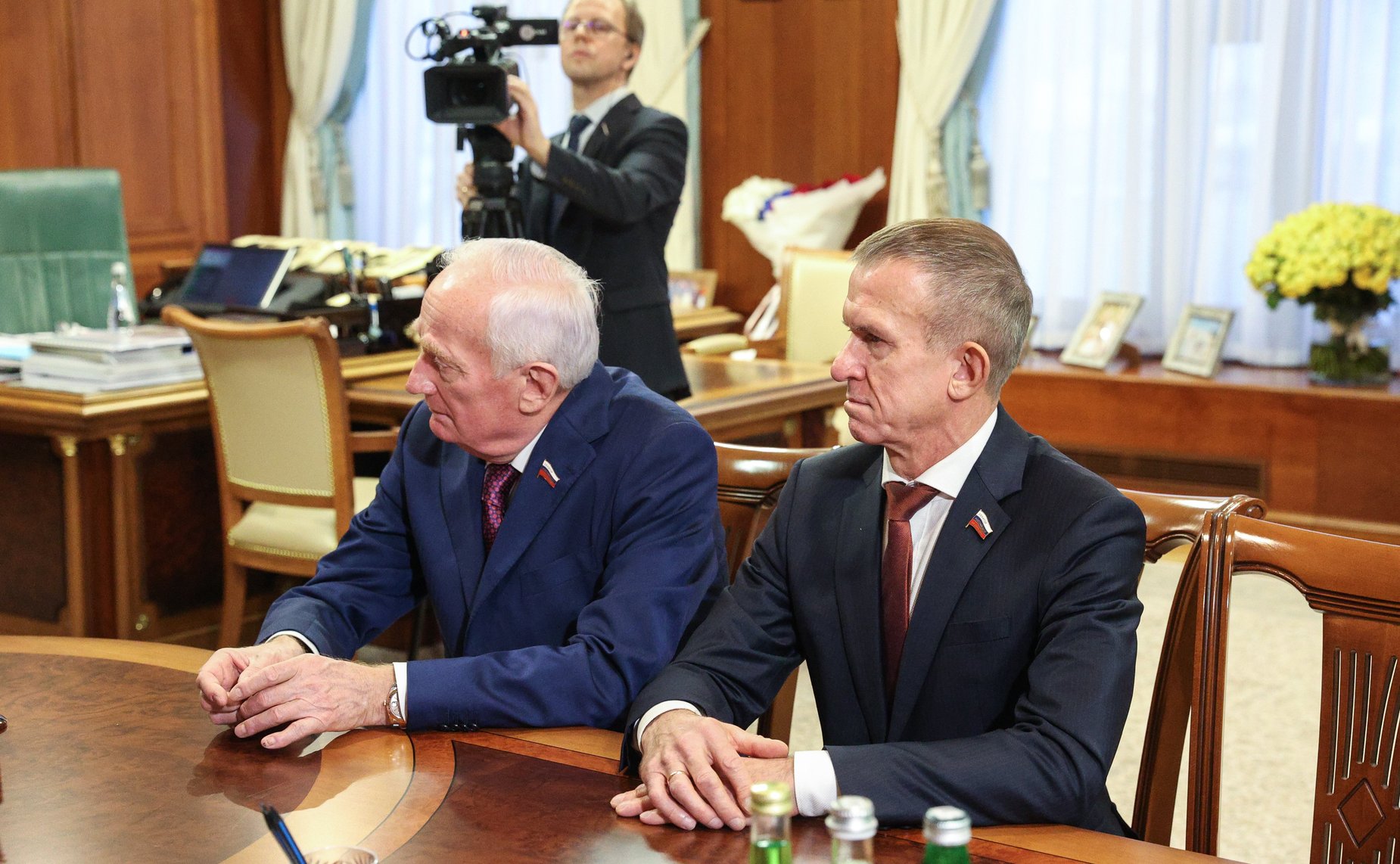 Валентина Матвиенко провела встречу с губернатором Томской области Владимиром Мазуром
