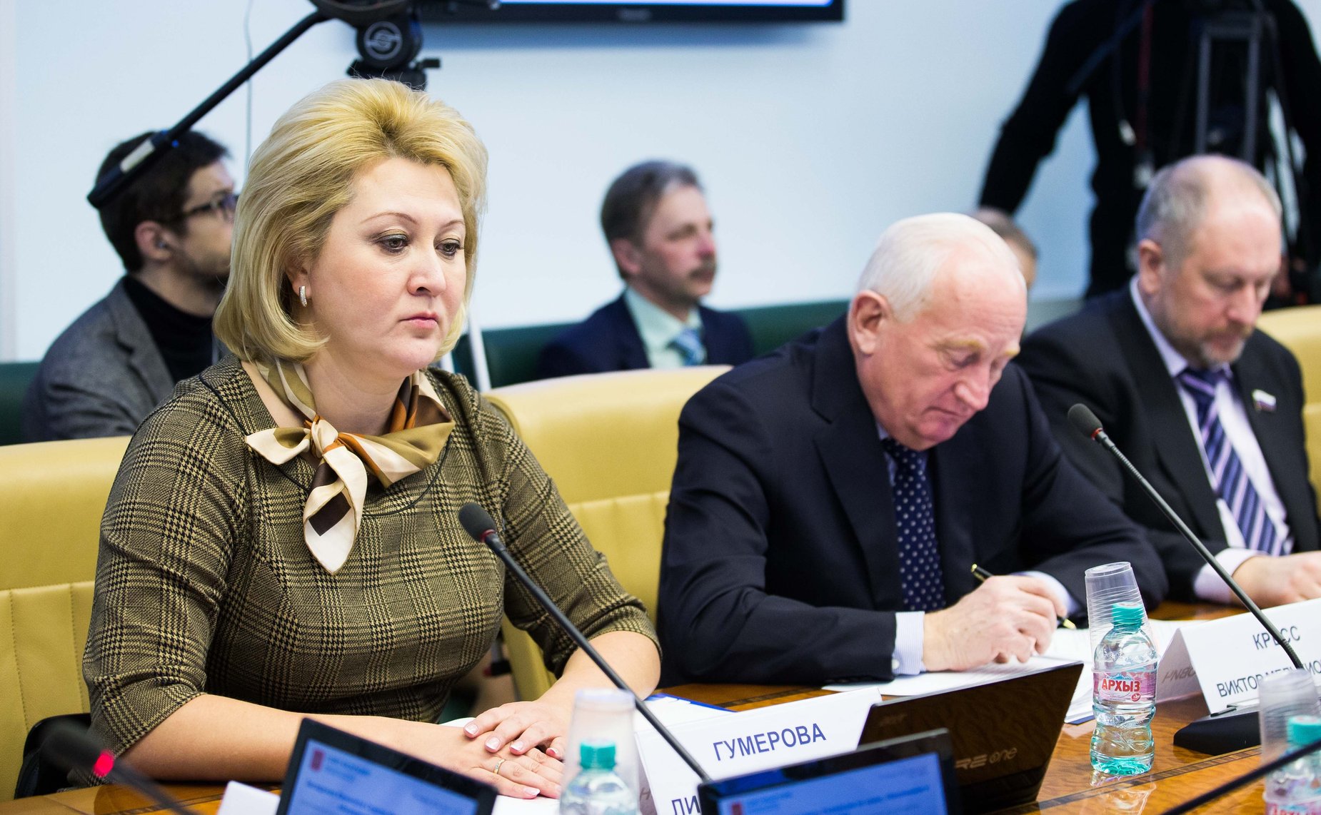 Л. Гумерова на заседании Комитета СФ по науке, образованию и культуре
