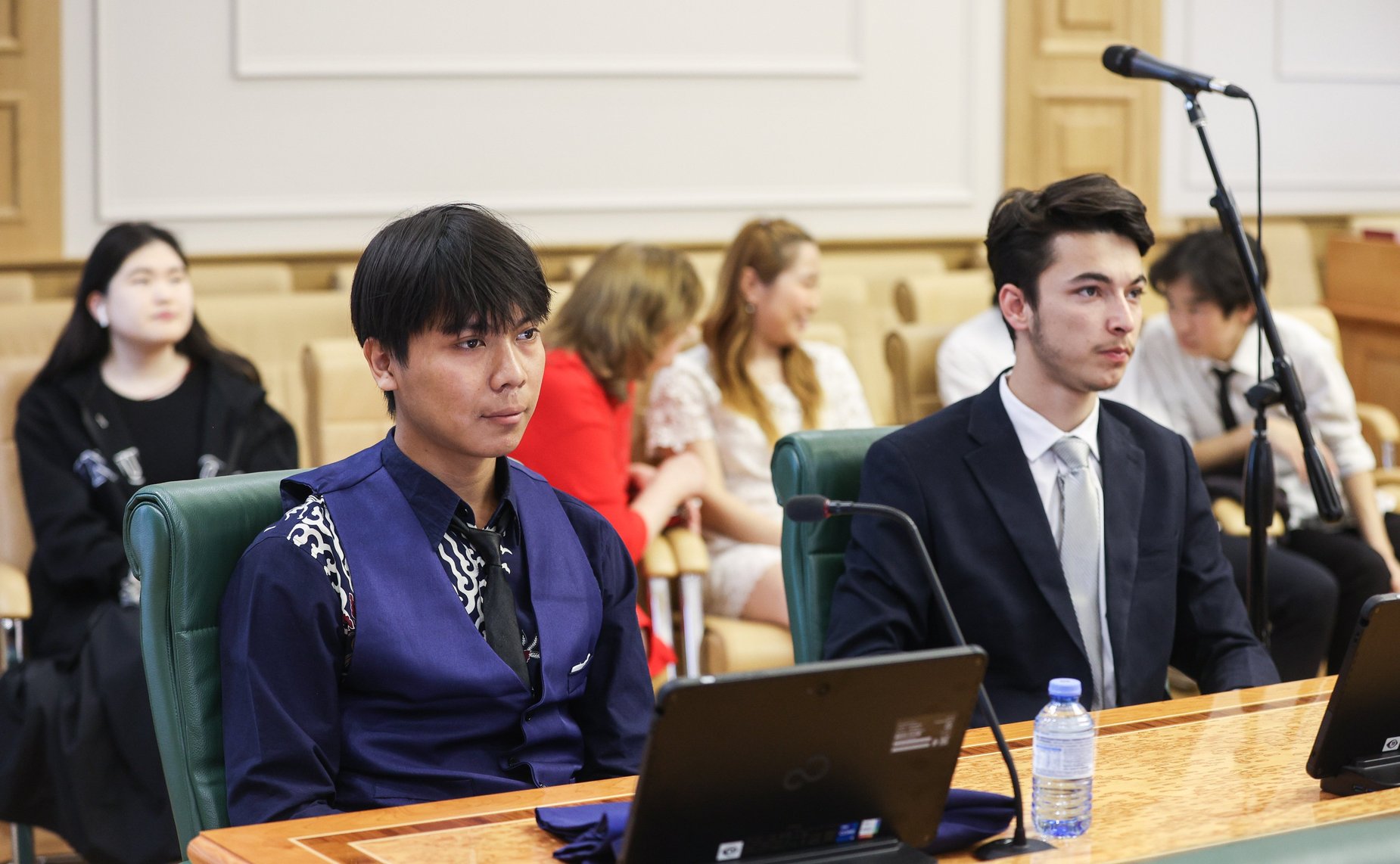 Церемония награждения победителей IV Конкурса чтецов среди студентов аспирантов из стран Азии и Африки «Победа в сердцах поколений» в рамках подготовки к Саммиту Россия-Африка