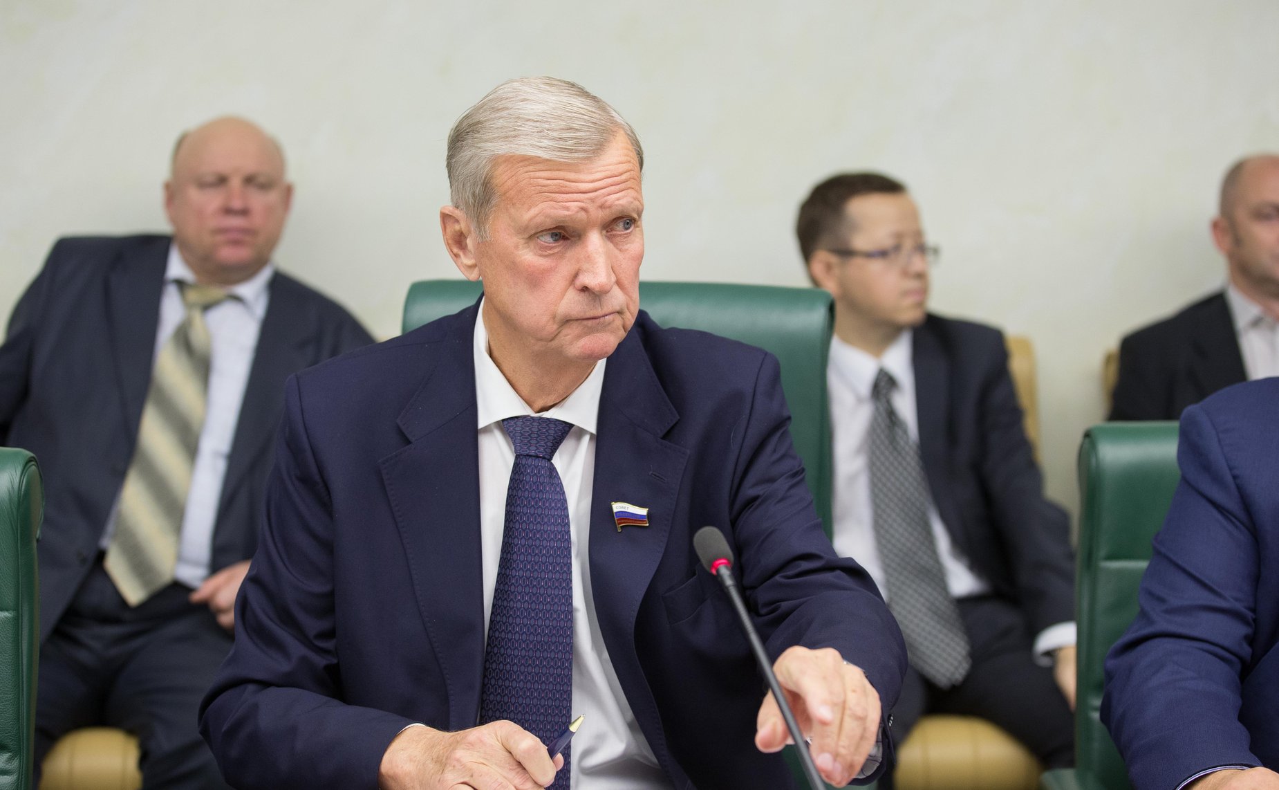 Заседание Комитета Совета Федерации по аграрно-продовольственной политике и природопользованию Горбунов