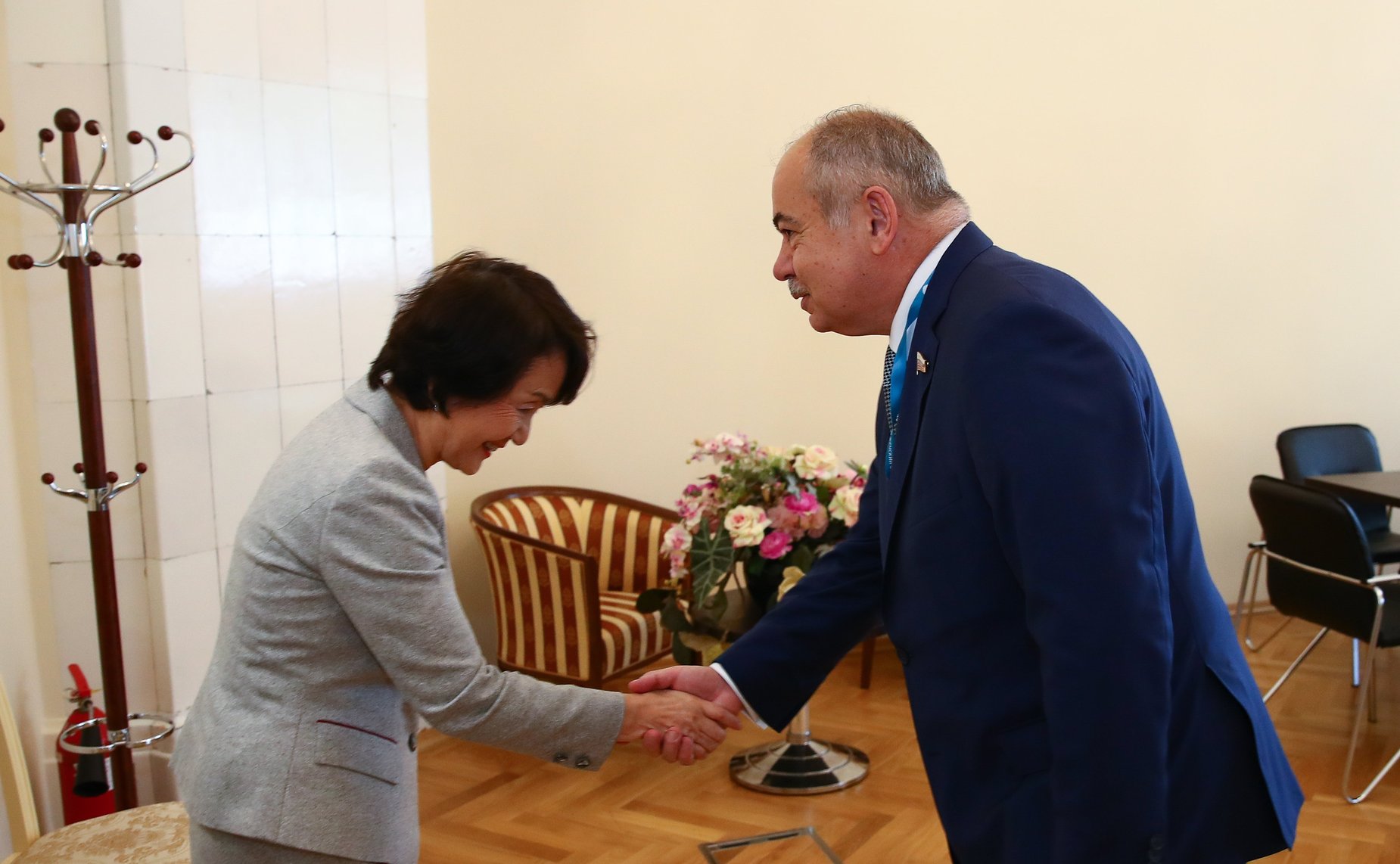 Двусторонняя встреча зам. Председателя СФ И.М.-С. Умаханова с мэром г. Йокагама Фумико Хаяси (Япония)