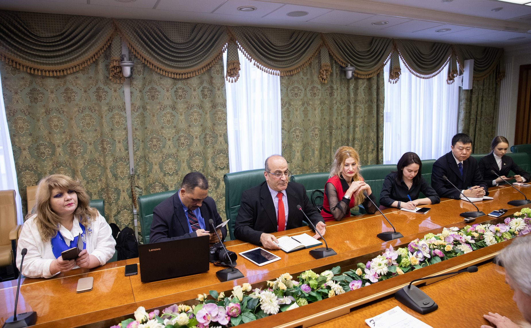 Встреча А. Пушкова с представителями СМИ