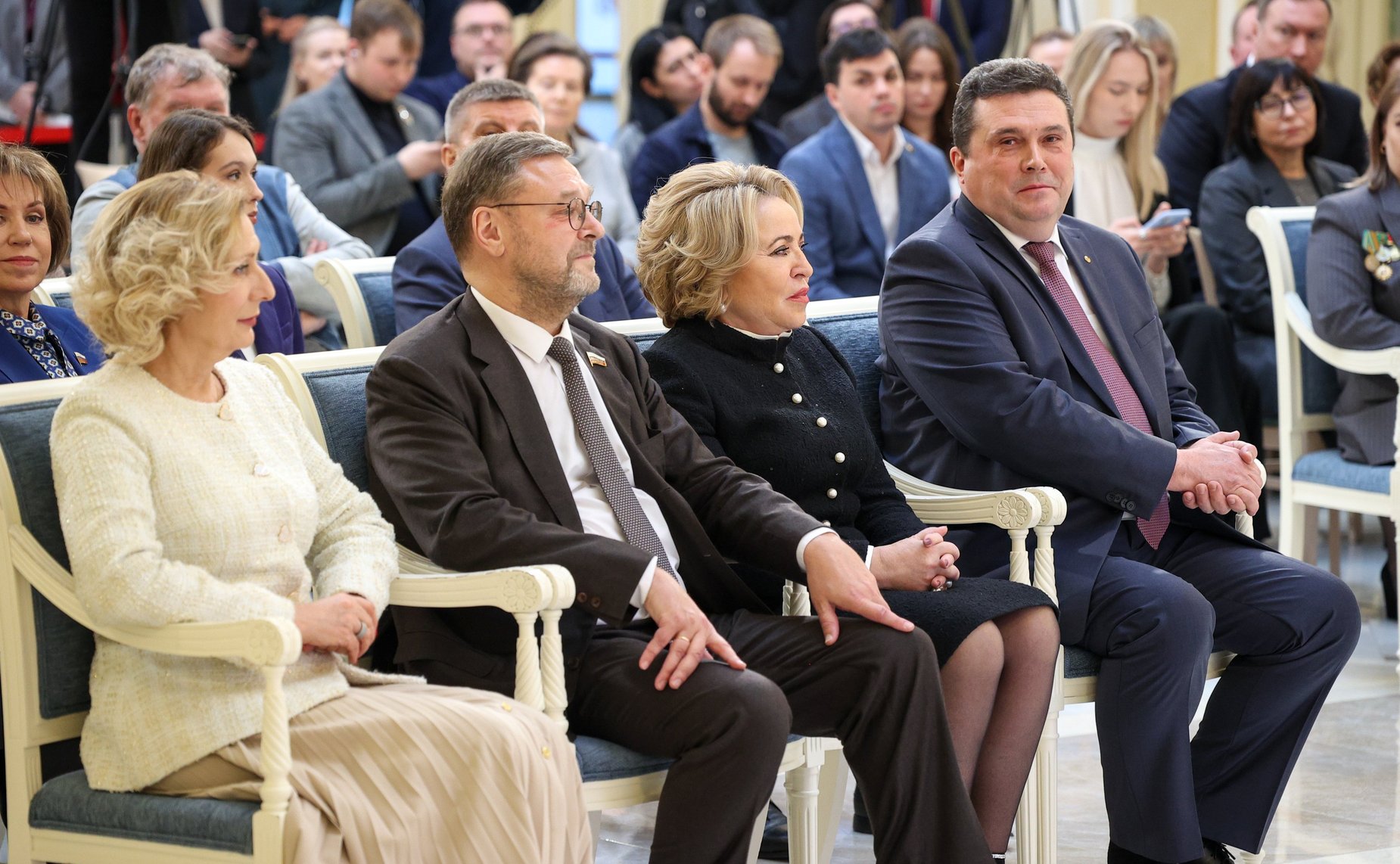 Торжественная церемония, посвященная награждению лауреатов ежегодного конкурса российских СМИ «Совет Федерации-палата регионов»