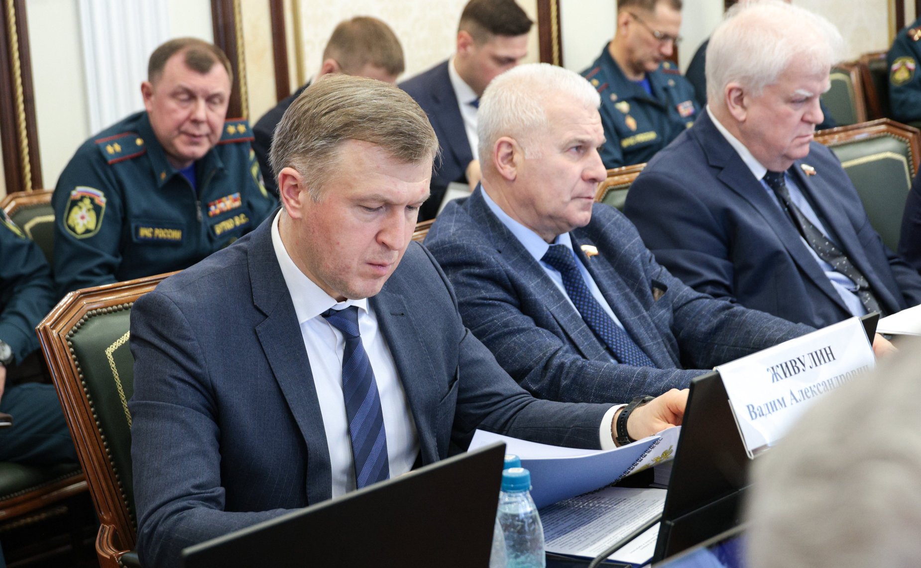 Расширенное заседание Комитета СФ по обороне и безопасности «О подготовке к «правительственному часу» с МЧС России «О мерах по предотвращению и ликвидации паводков и природных пожаров в 2026 году»