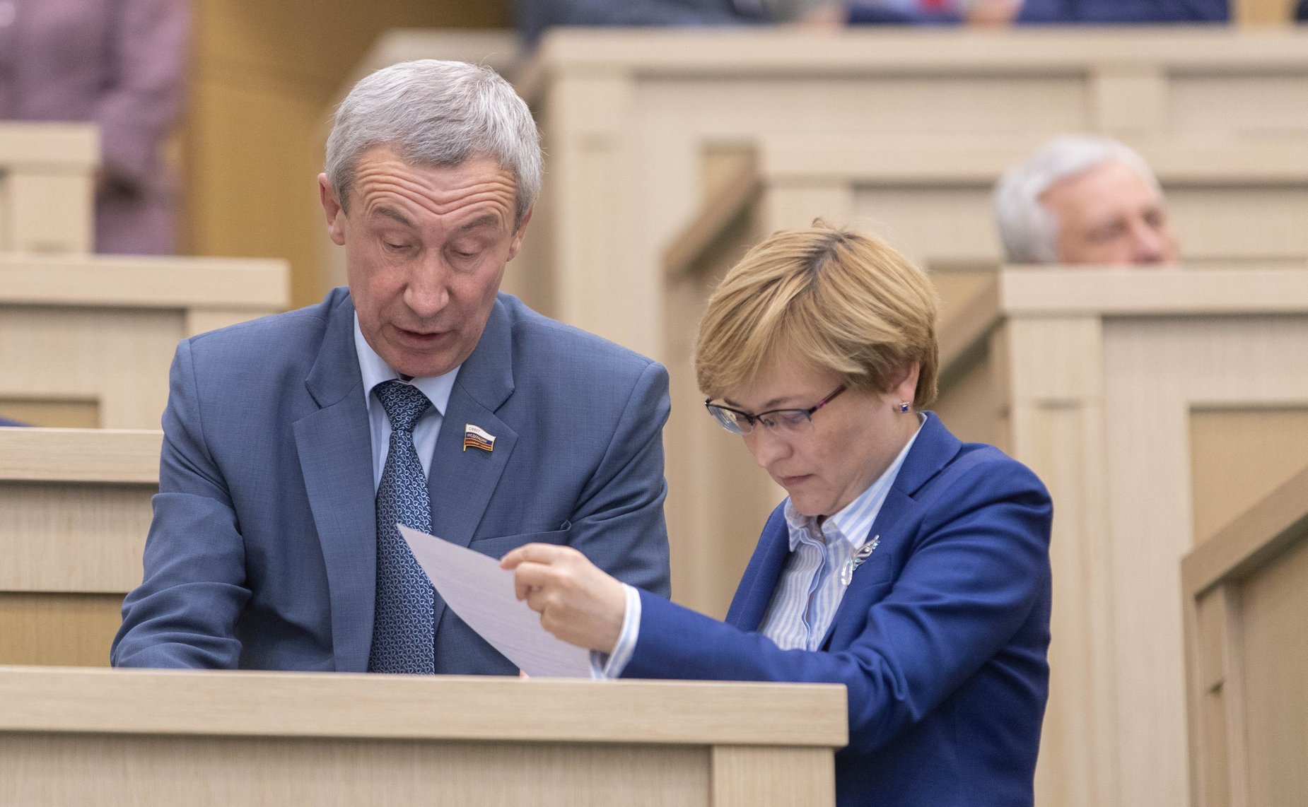 А. Климов и Л. Бокова