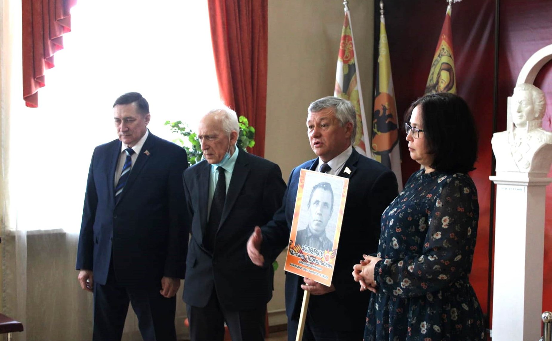 Сергей Михайлов принял участие в уроке мужества «116-я Харьковская Краснознаменная Ордена Кутузова стрелковая дивизия», который прошёл в Чите