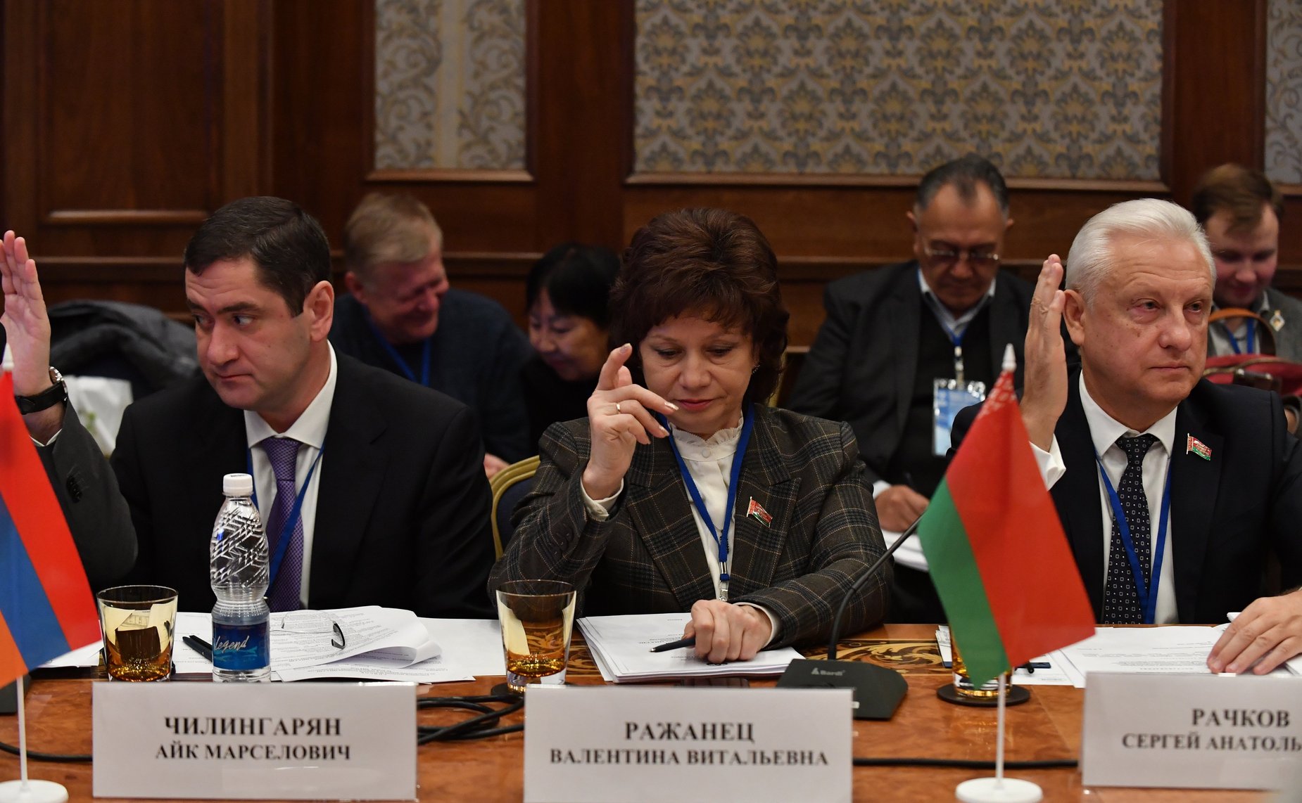 Заседание Комиссии Межпарламентской Ассамблеи государств-участников СНГ (МПА СНГ) по политическим вопросам и международному сотрудничеству