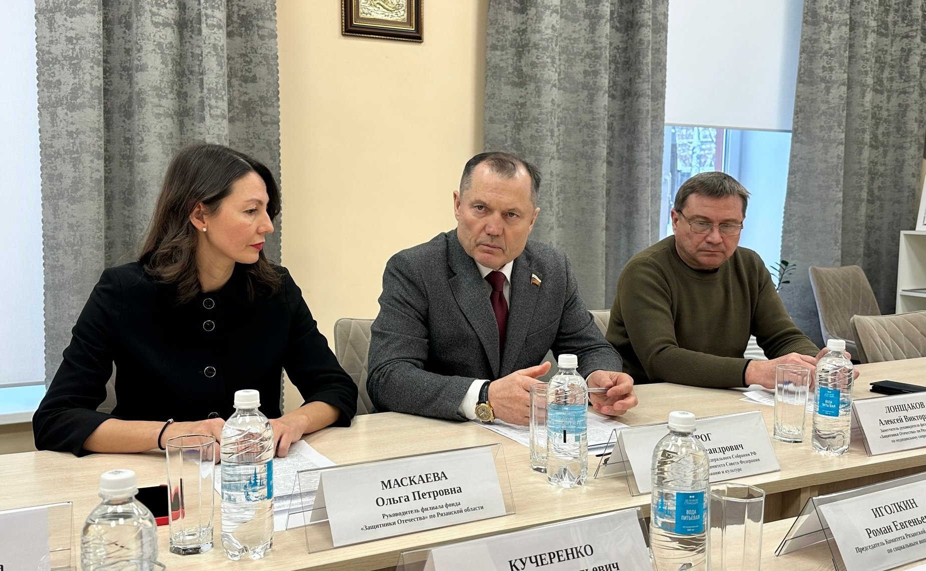 Игорь Мурог провел рабочее совещание на площадке филиала Фонда «Защитники Отечества» в Рязанской области