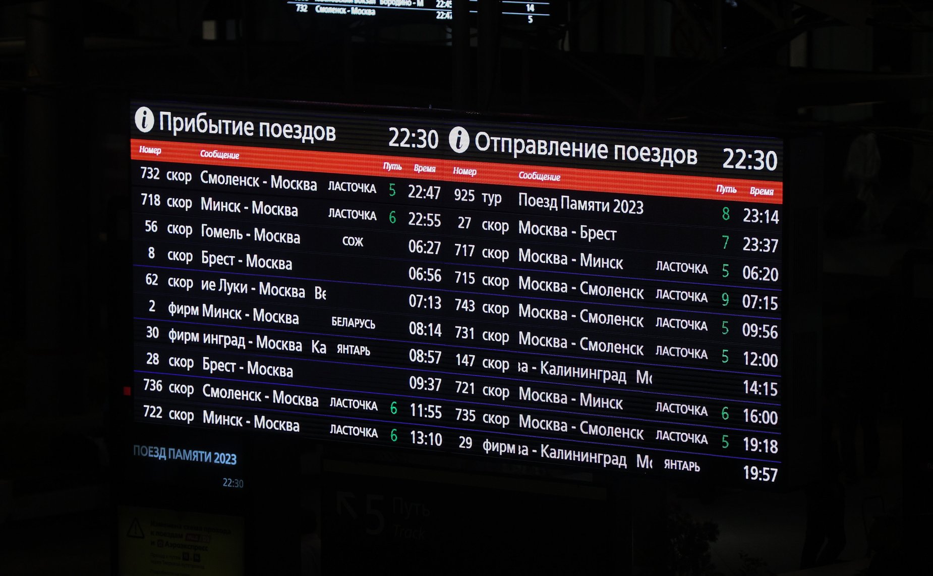 Участники «Поезда Памяти» направились в Брест для проведения торжественной церемонии старта проекта